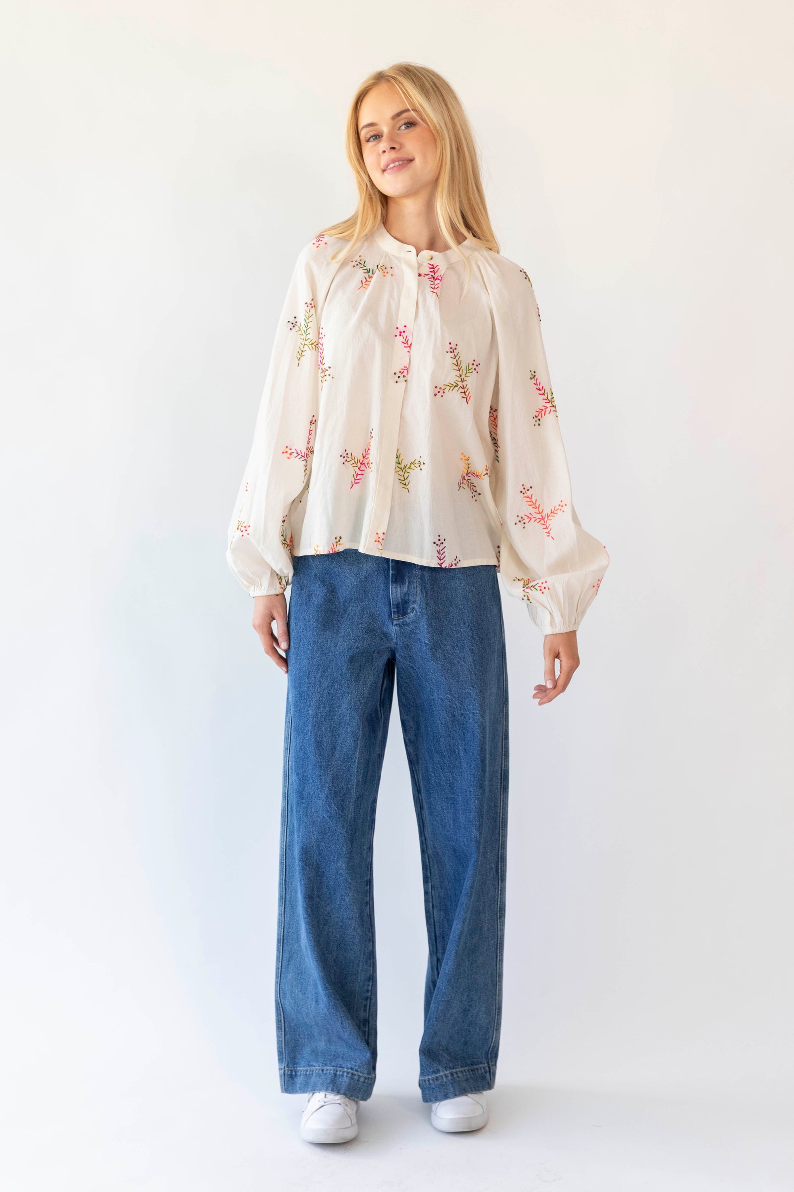 Lollys Laundry Hailey Shirt  - Creme