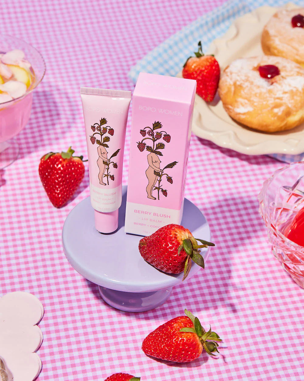 Bopo Women Lip Balm Berry Blush