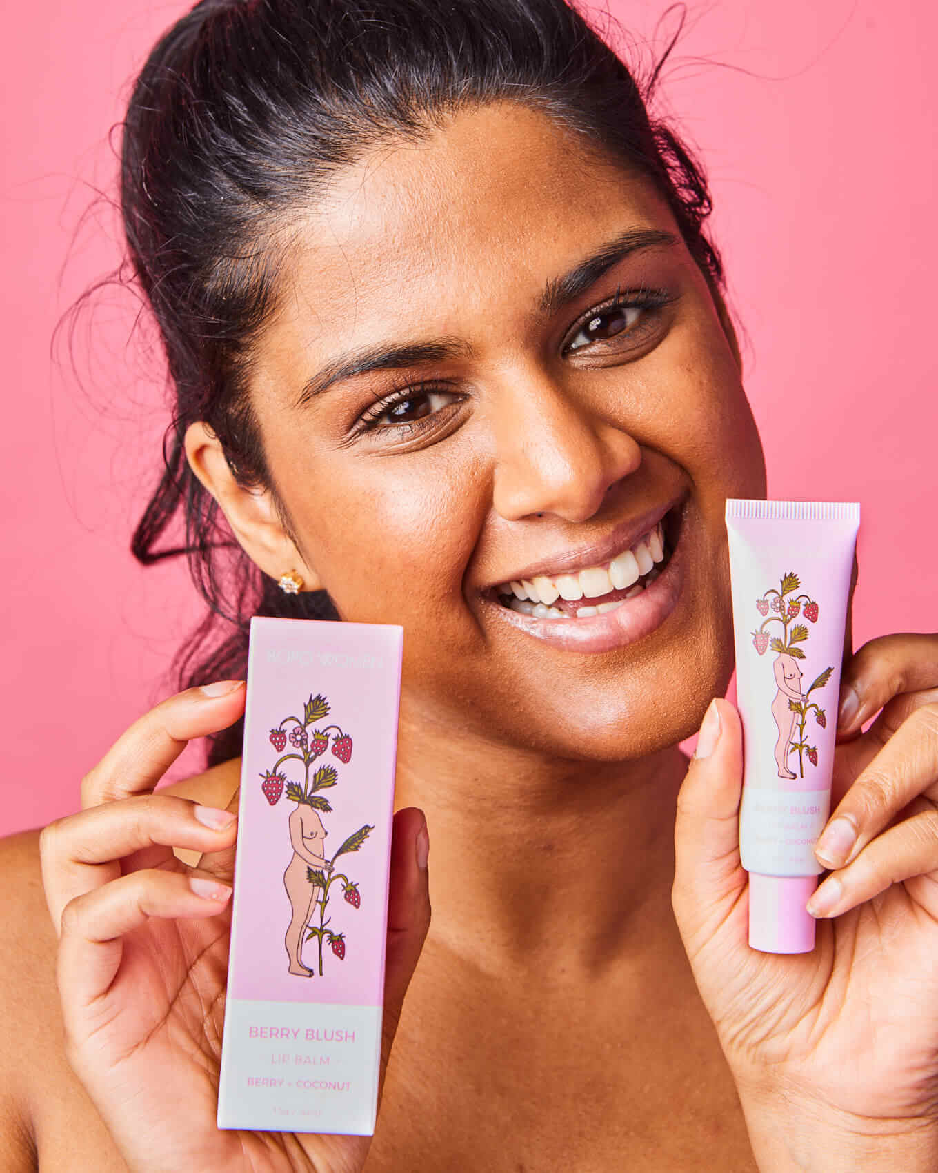 Bopo Women Lip Balm Berry Blush