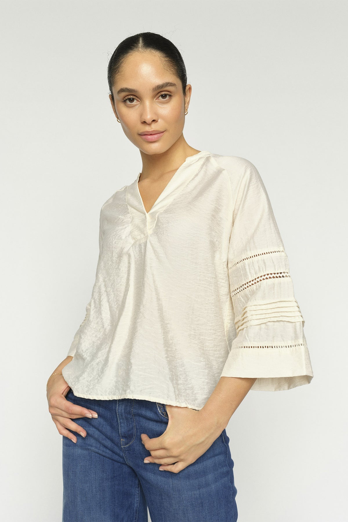 Mos Mosh Aleysa Nila Blouse - Ecru