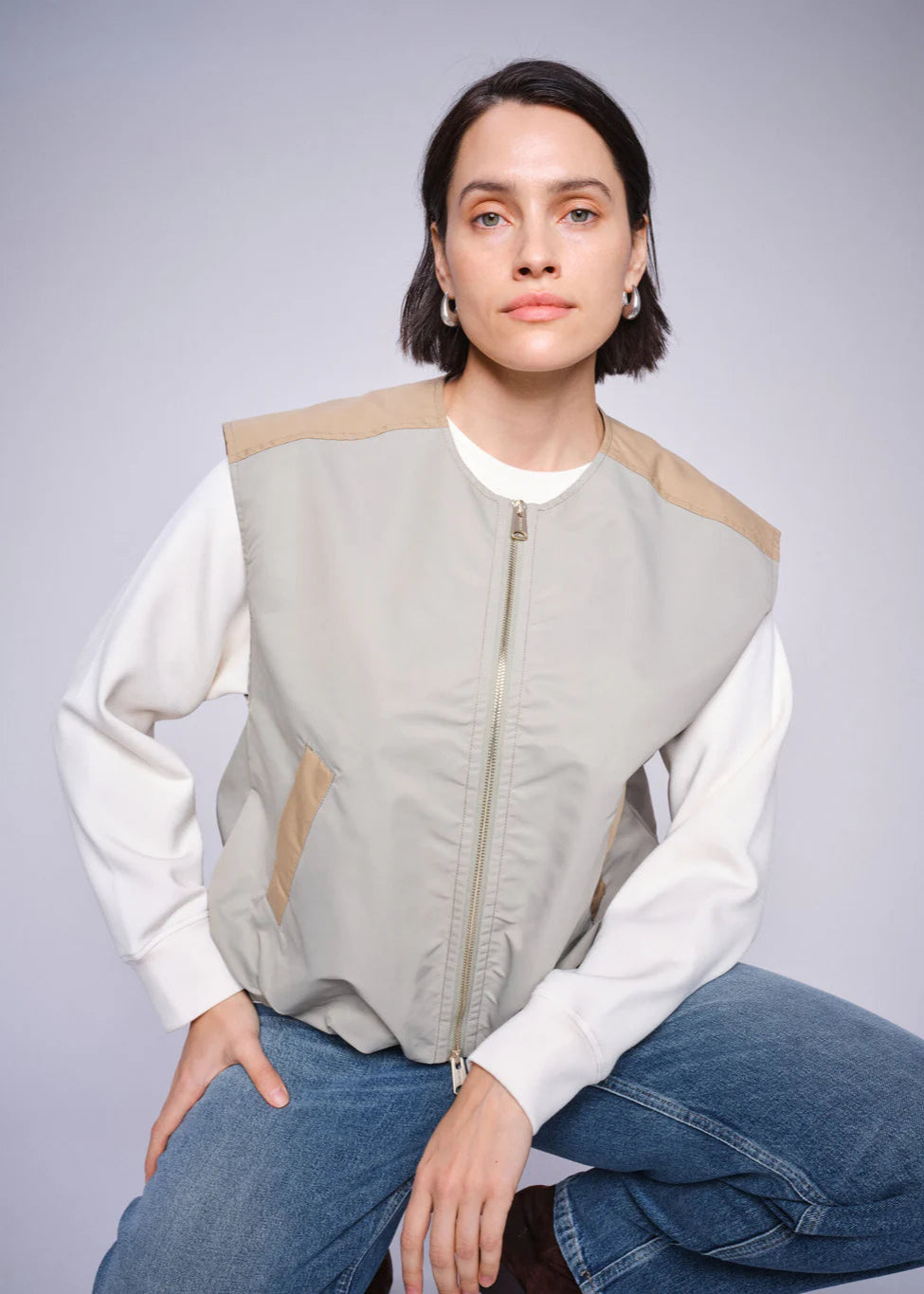 Mos Mosh Kura Waistcoat - Shadow