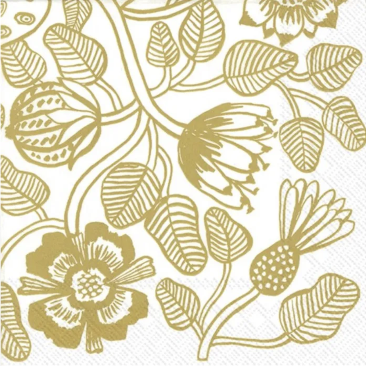 Marimekko Napkins - Tiara Gold