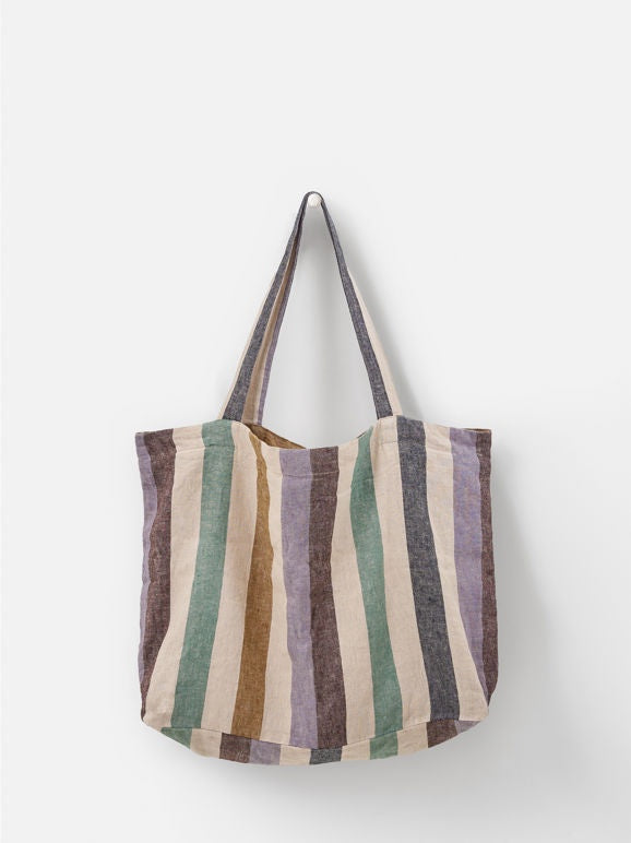 Citta Marra Striped Market Bag - Multi