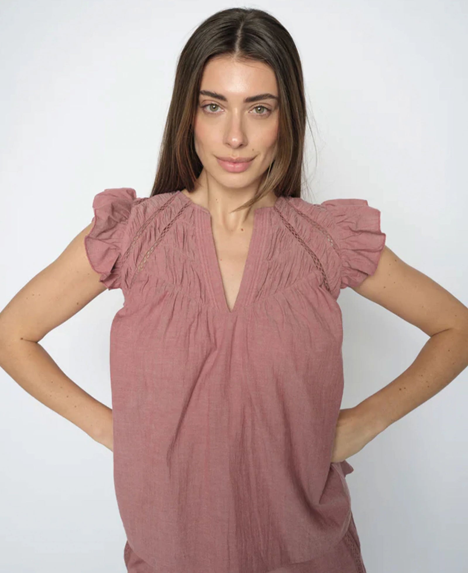 Mos Mosh Woda Izha Blouse - Cowhide