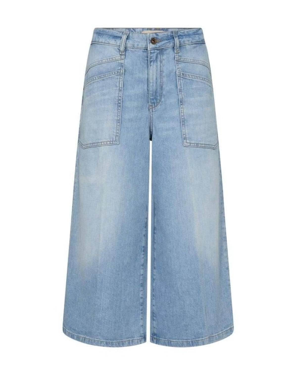 Mos Mosh Sagai Culotte Jeans - Light Blue