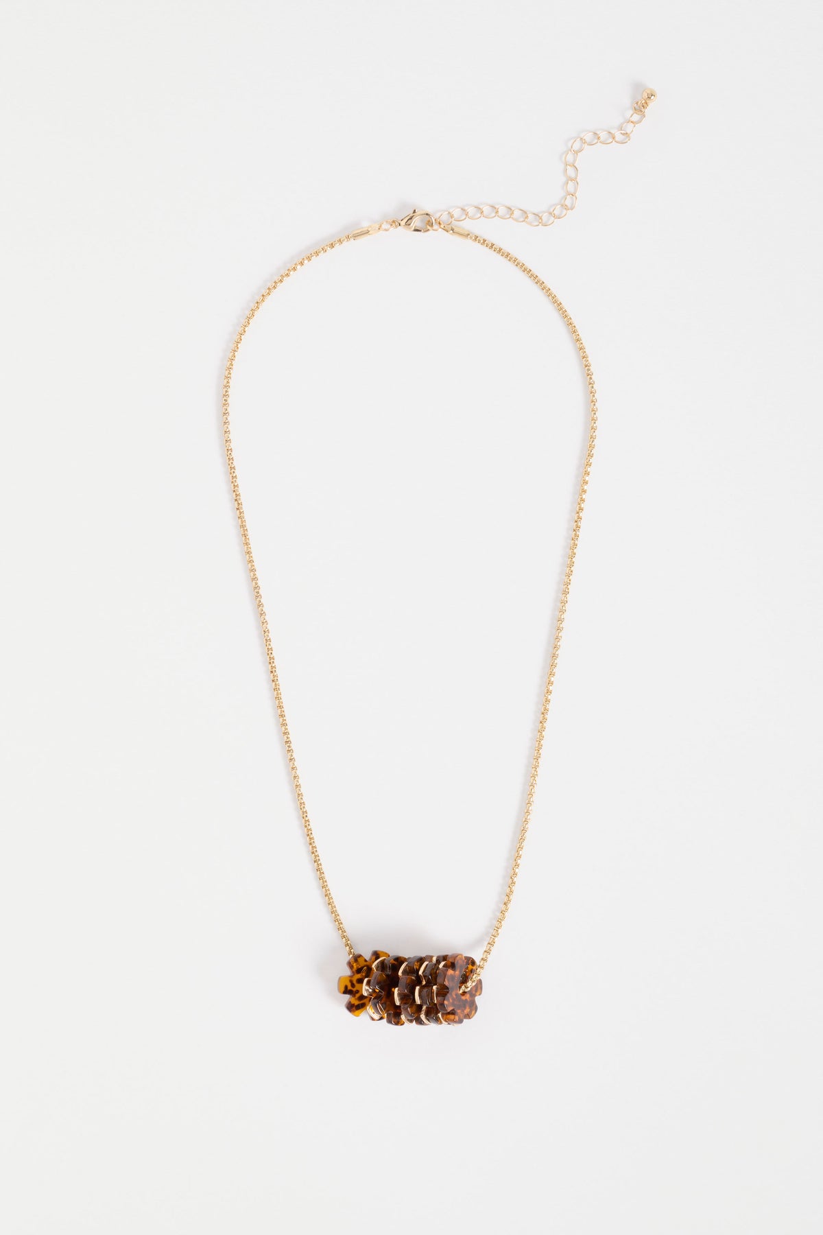 Elk Flakkrin Necklace - Tortoiseshell Speckle