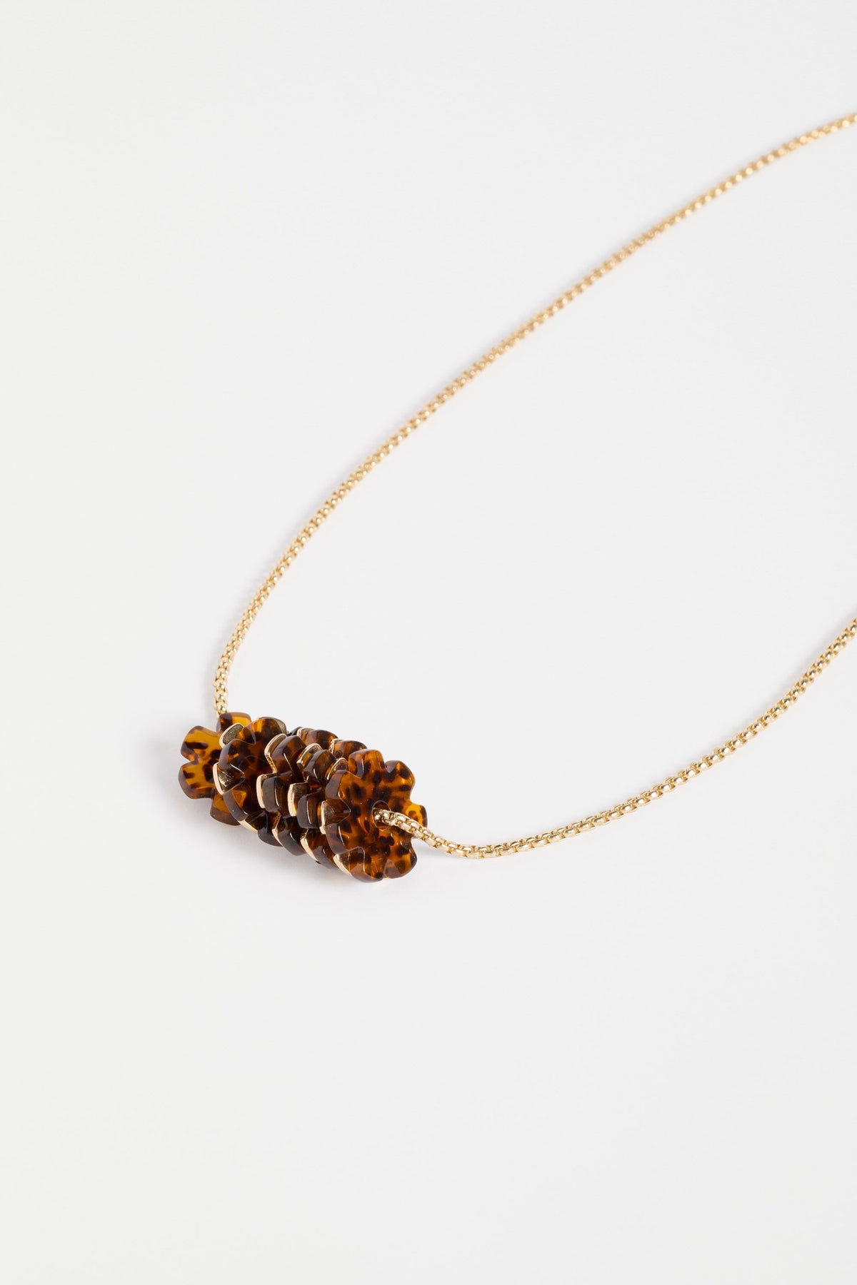 Elk Flakkrin Necklace - Tortoiseshell Speckle