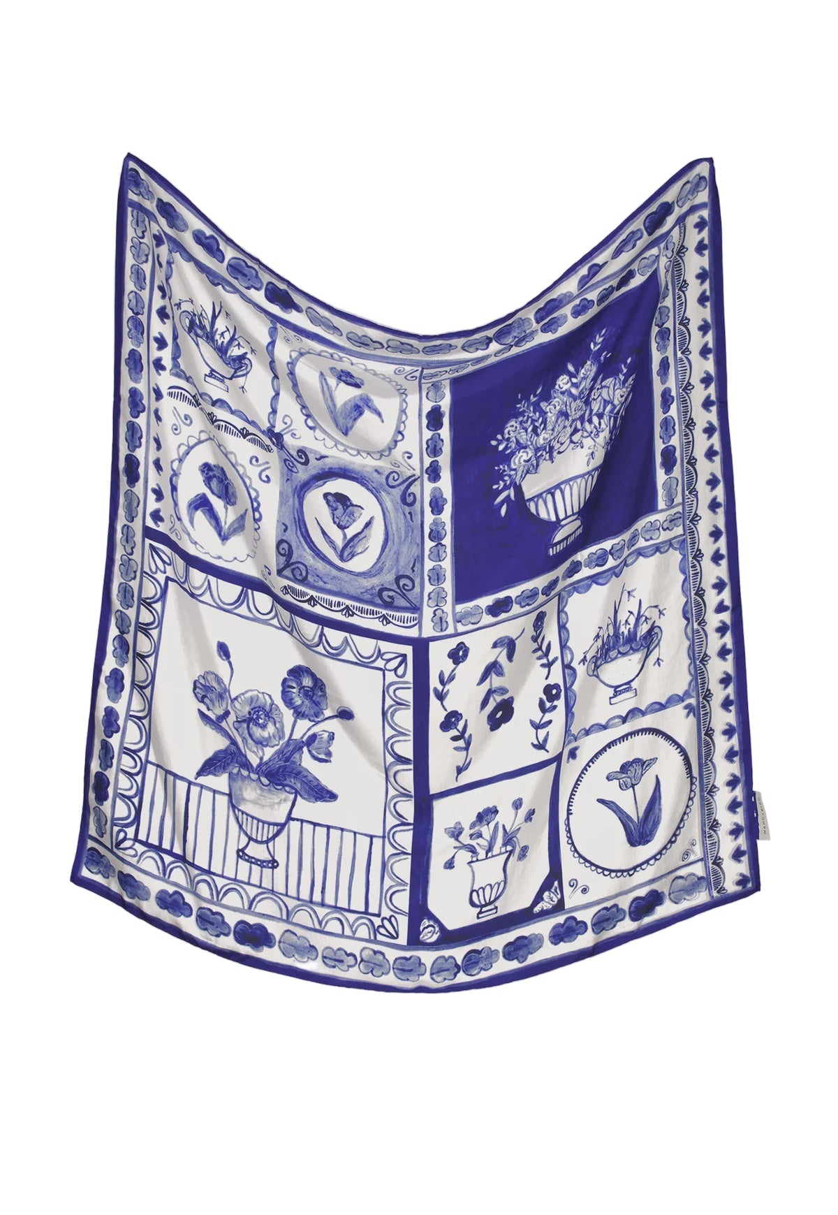 Nancybird Silk Scarf - Lyon Tile