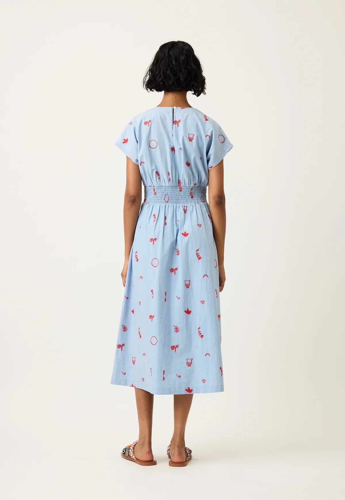Nancybird  Hana Wrap Dress - Motif Embroidery