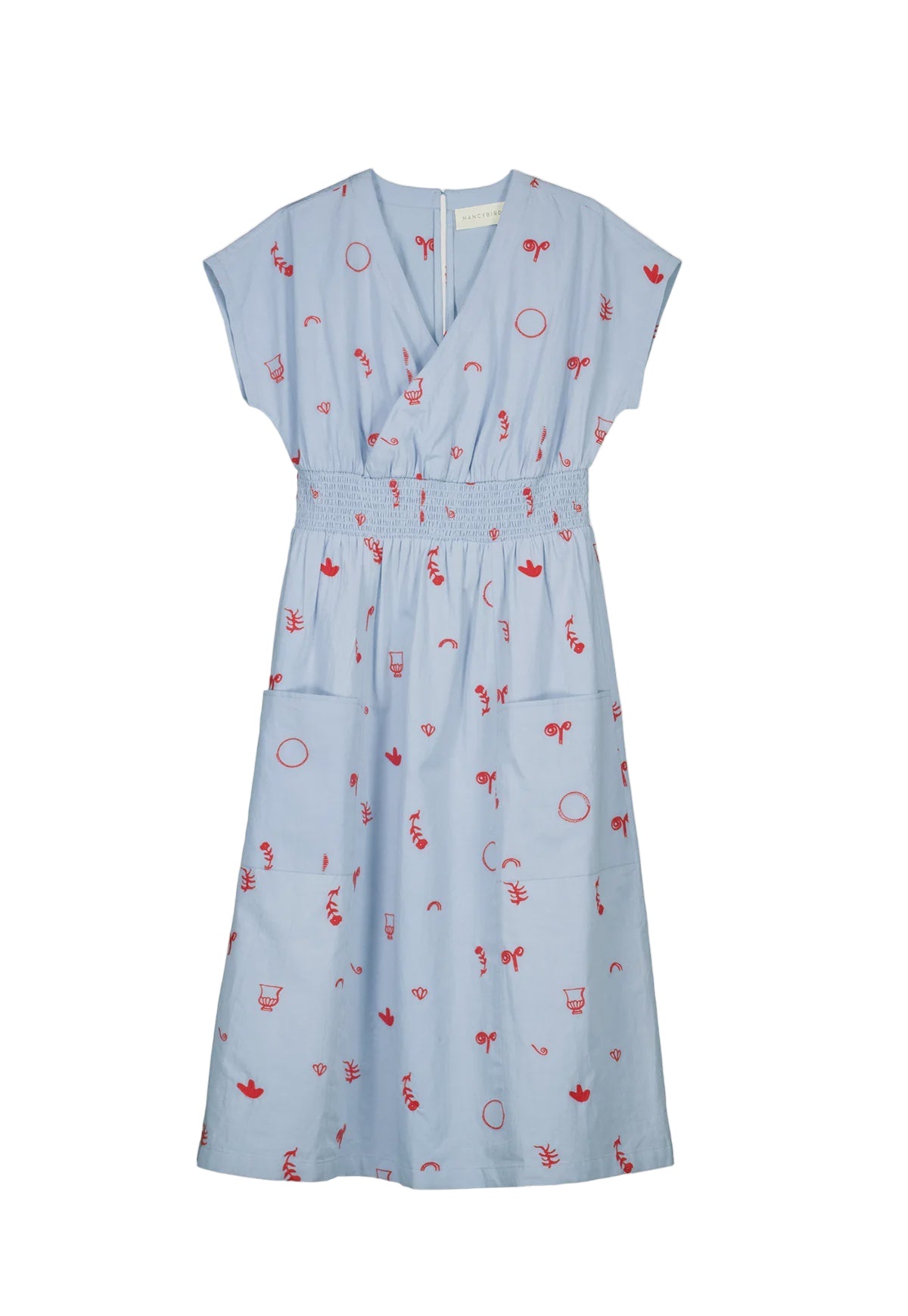 Nancybird  Hana Wrap Dress - Motif Embroidery