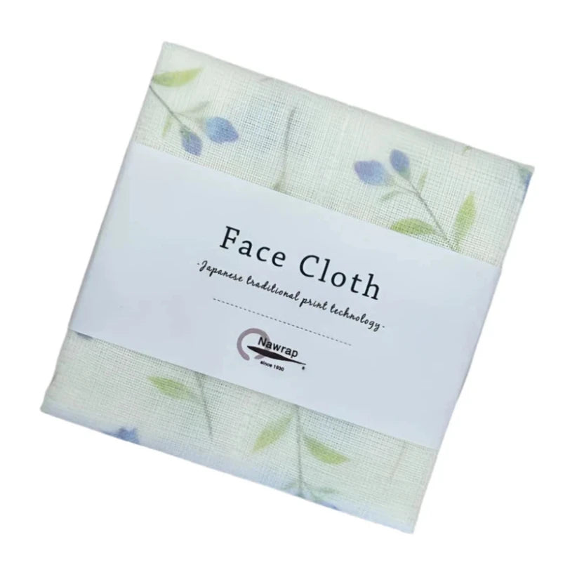 Nawrap Face Cloth - Blue Flower