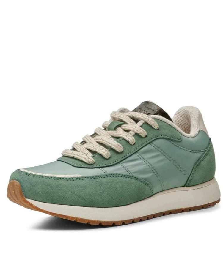 Woden Nellie Soft Reflective Sneaker - Algae