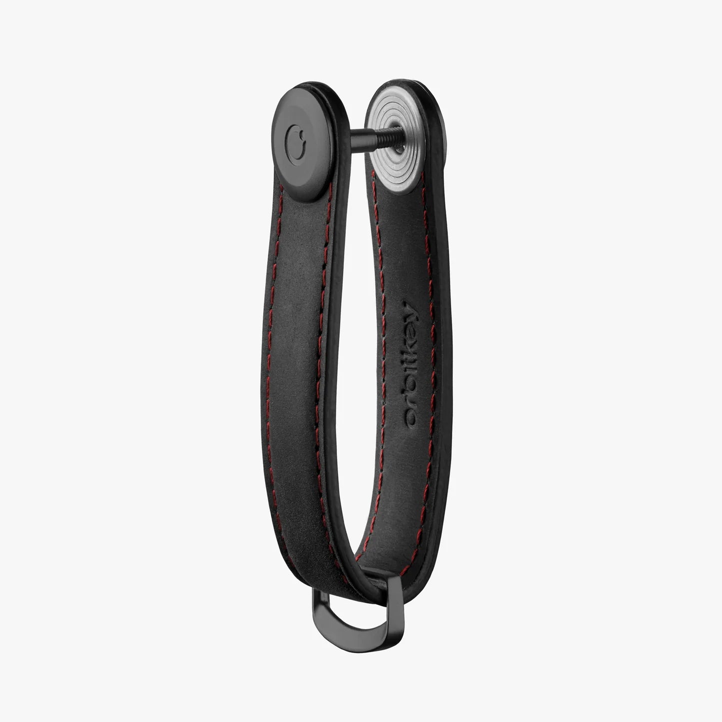 Orbitkey Key Organiser Leather Crazy Horse - Obsidian Black