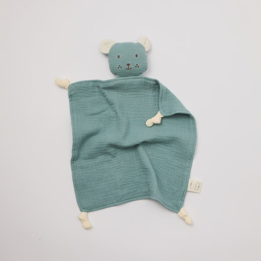 Over The Dandelions Lovey Bear - Sage with Milk Ears