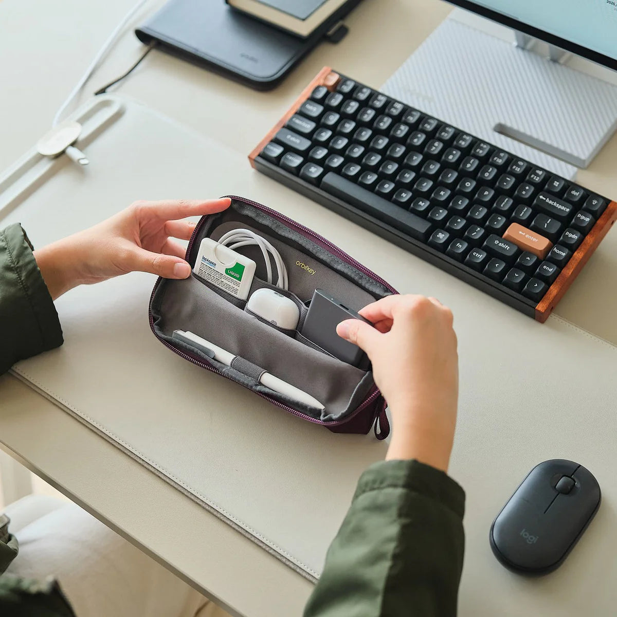 Orbitkey Desk Pouch - Plum