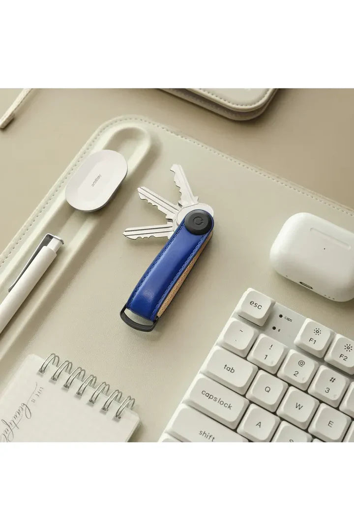 OrbitKey Key Organiser Leather - Ultramarine