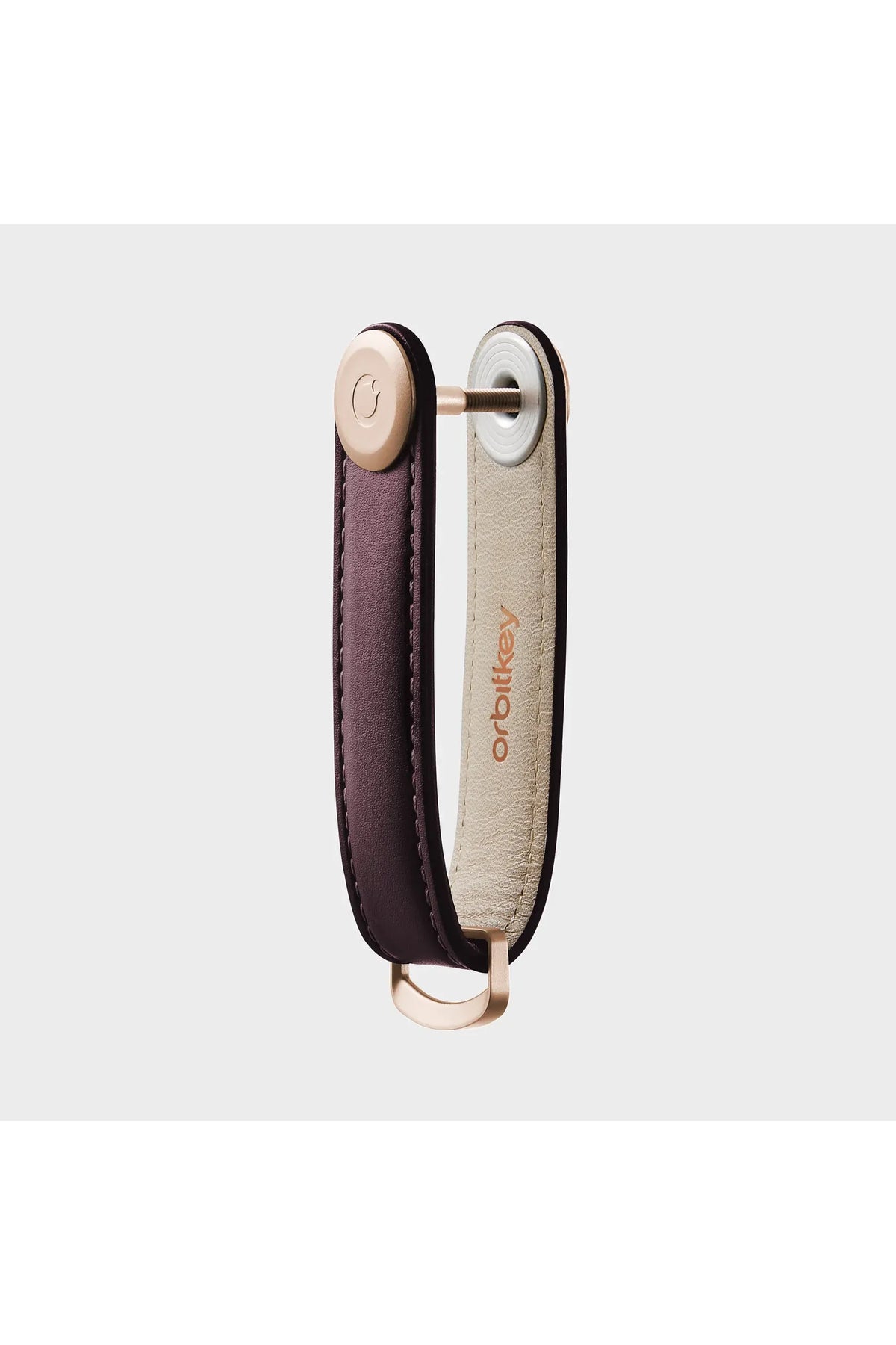 OrbitKey Key Organiser Leather - Wine