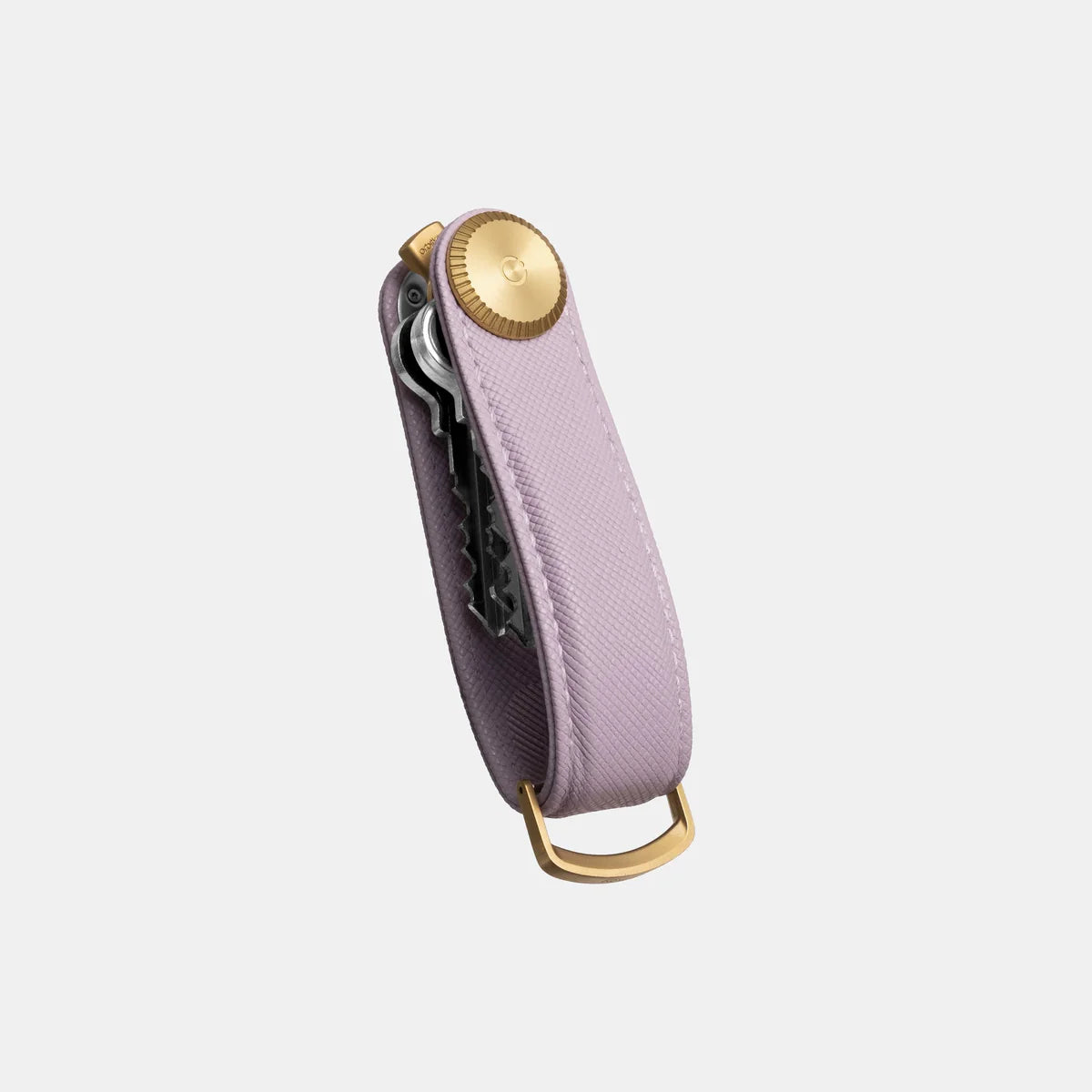 OrbitKey Key Organiser Pro Leather Saffiano - Lilac