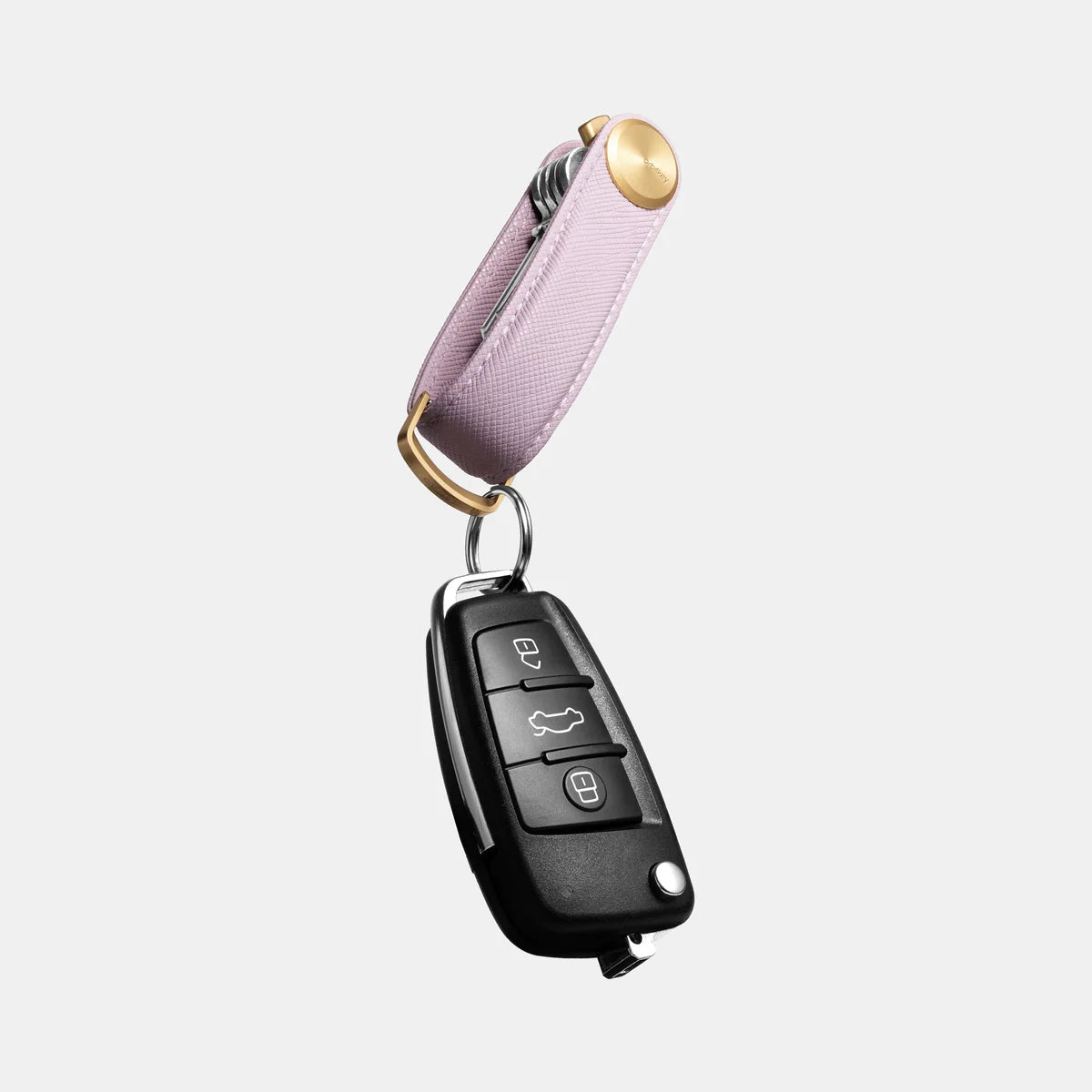 OrbitKey Key Organiser Pro Leather Saffiano - Lilac