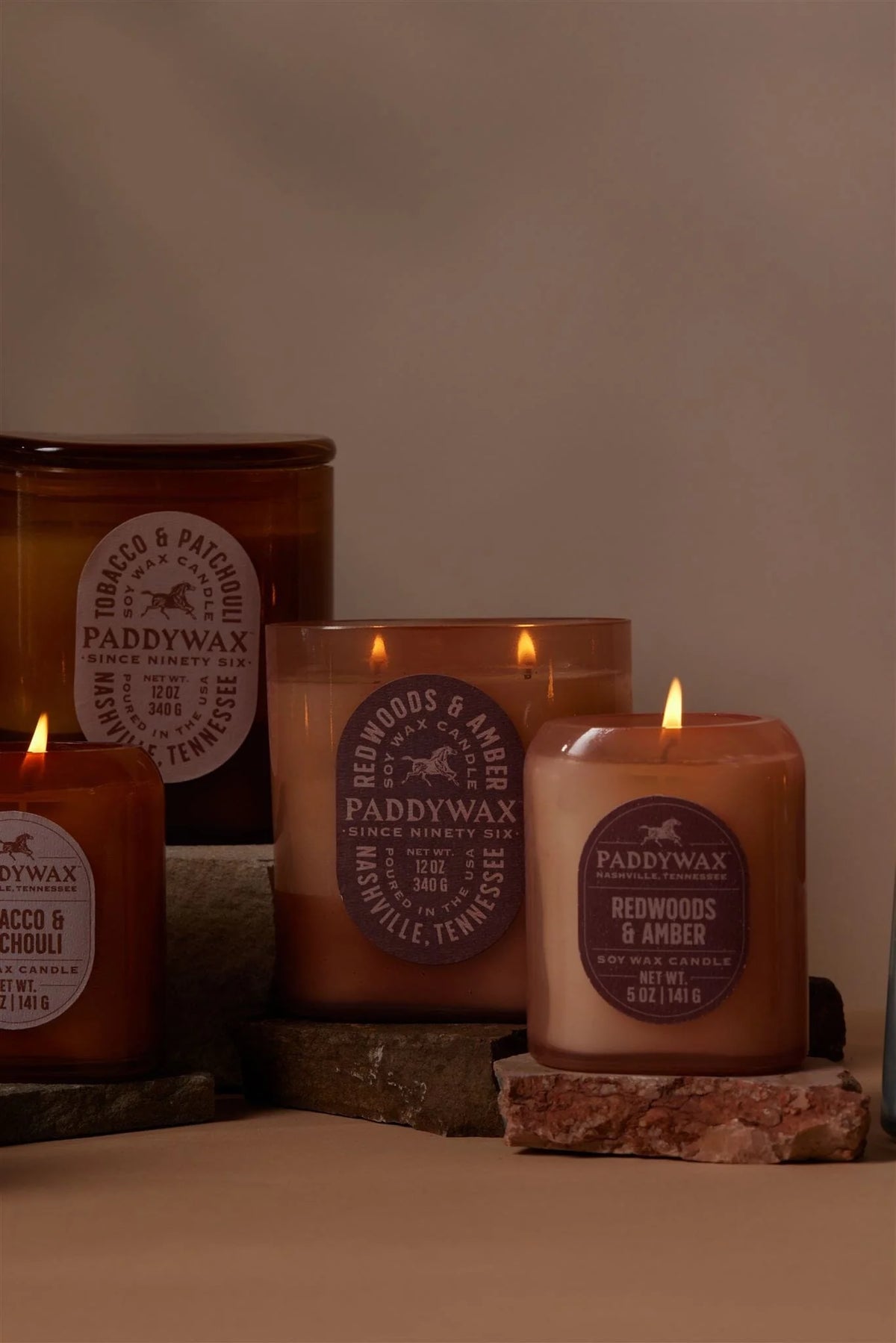 Paddywax Vista Candle 140g - Redwoods & Amber