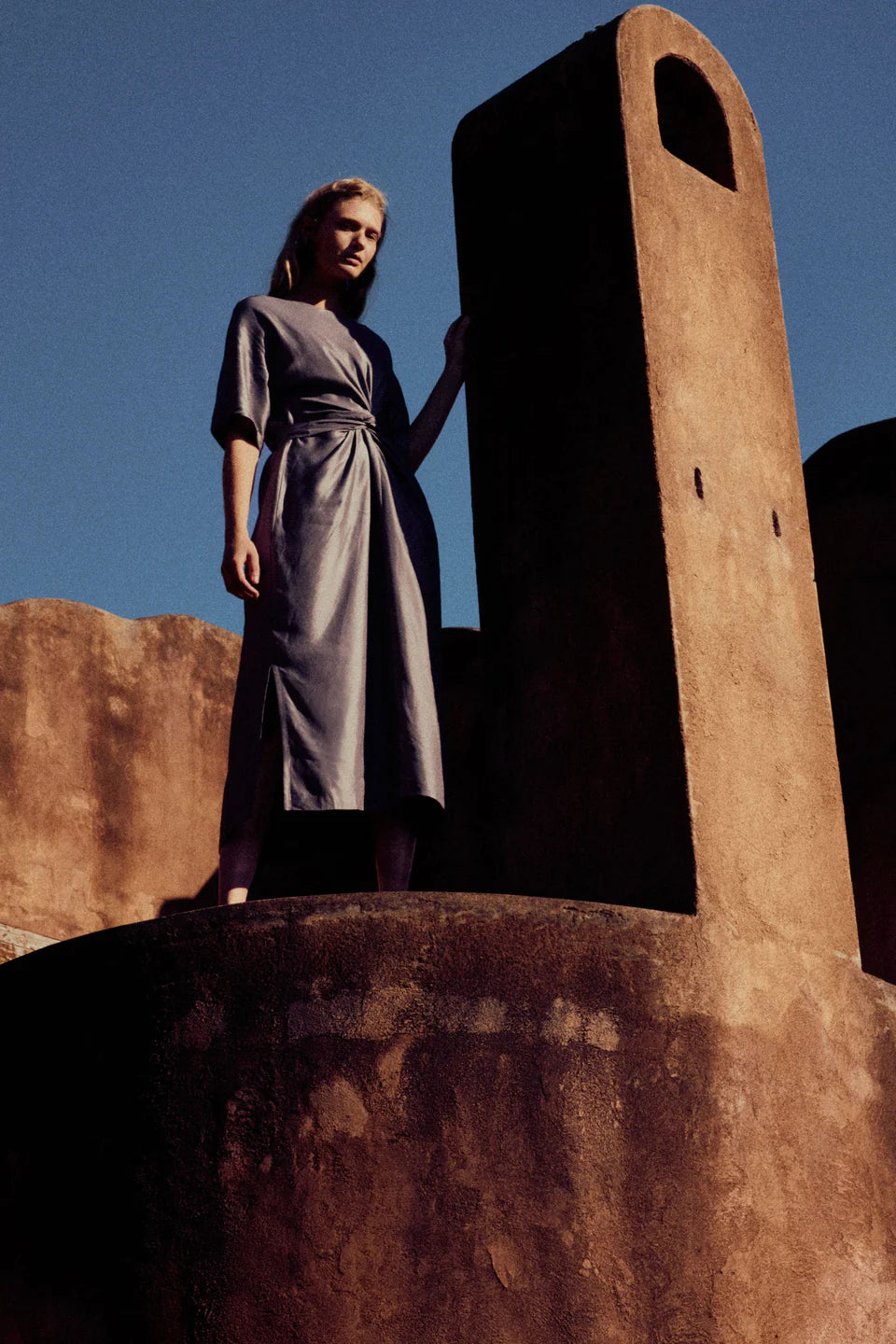 Elk Lissu Dress - Silver / Black