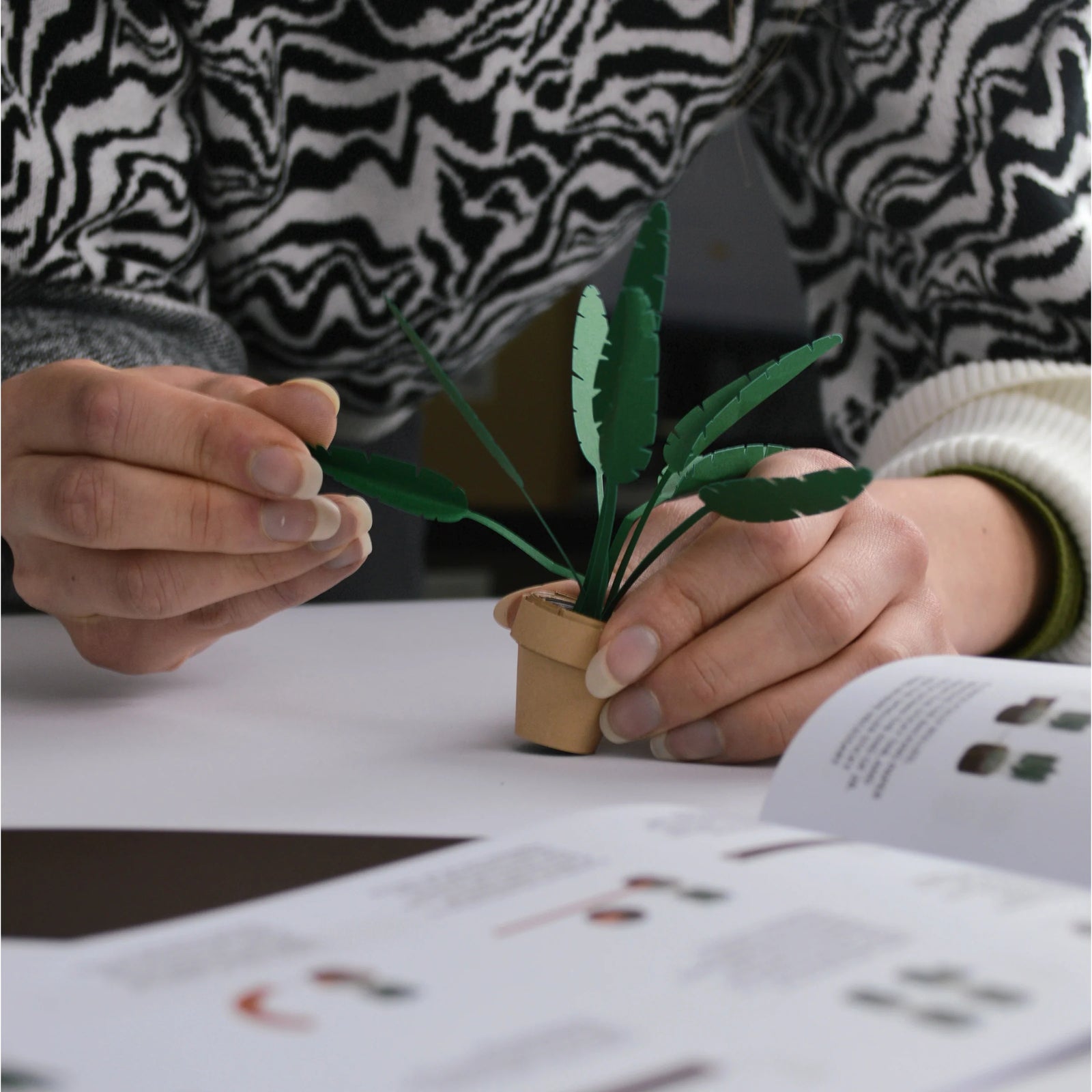 Paper Plants Make a Maintenance Free Desk Garden