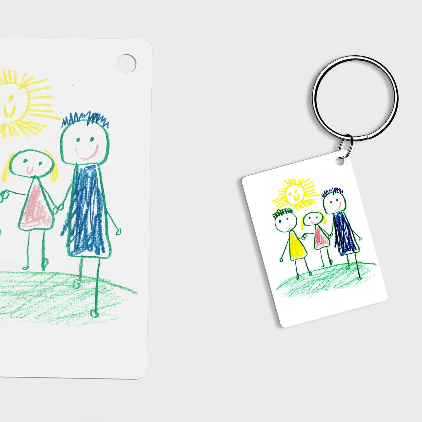 Pikkii Shrink Drawing Keyring