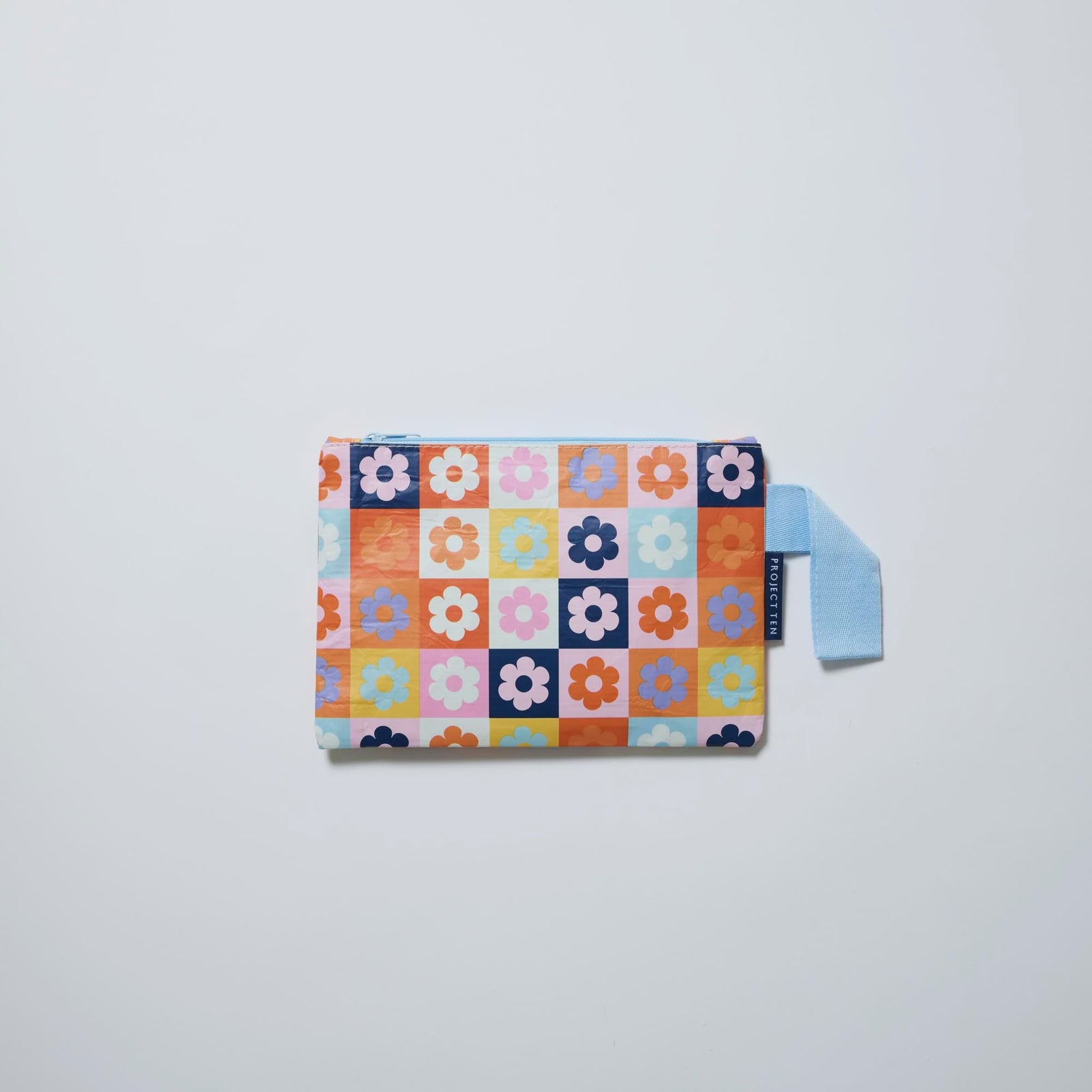 Project Ten Mini Zip Pouch - Square Garden