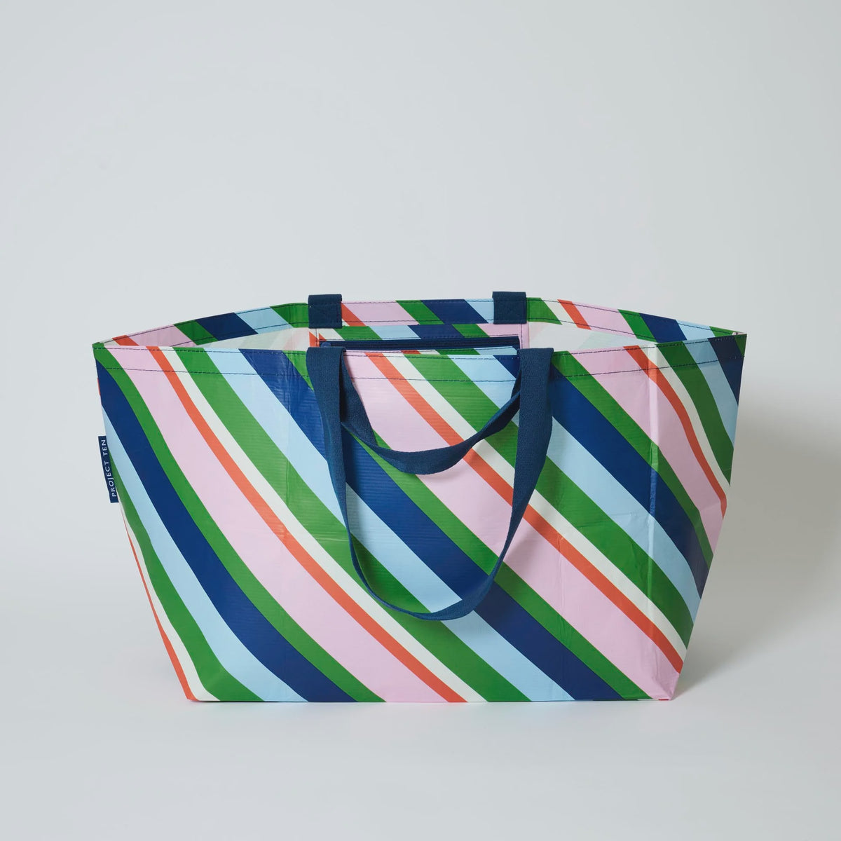 Project Ten Oversized Tote - Rugby Stripe