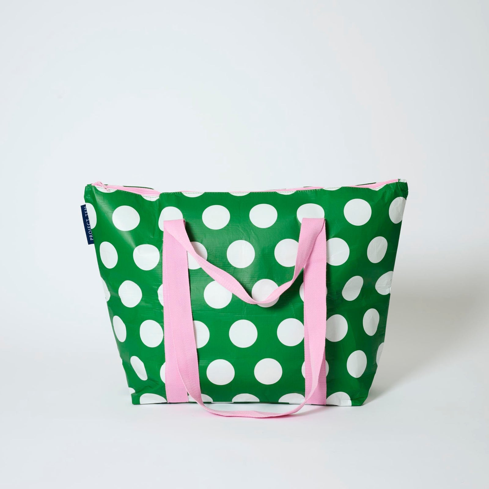 Project Ten Medium Zip Tote - Polka Dot