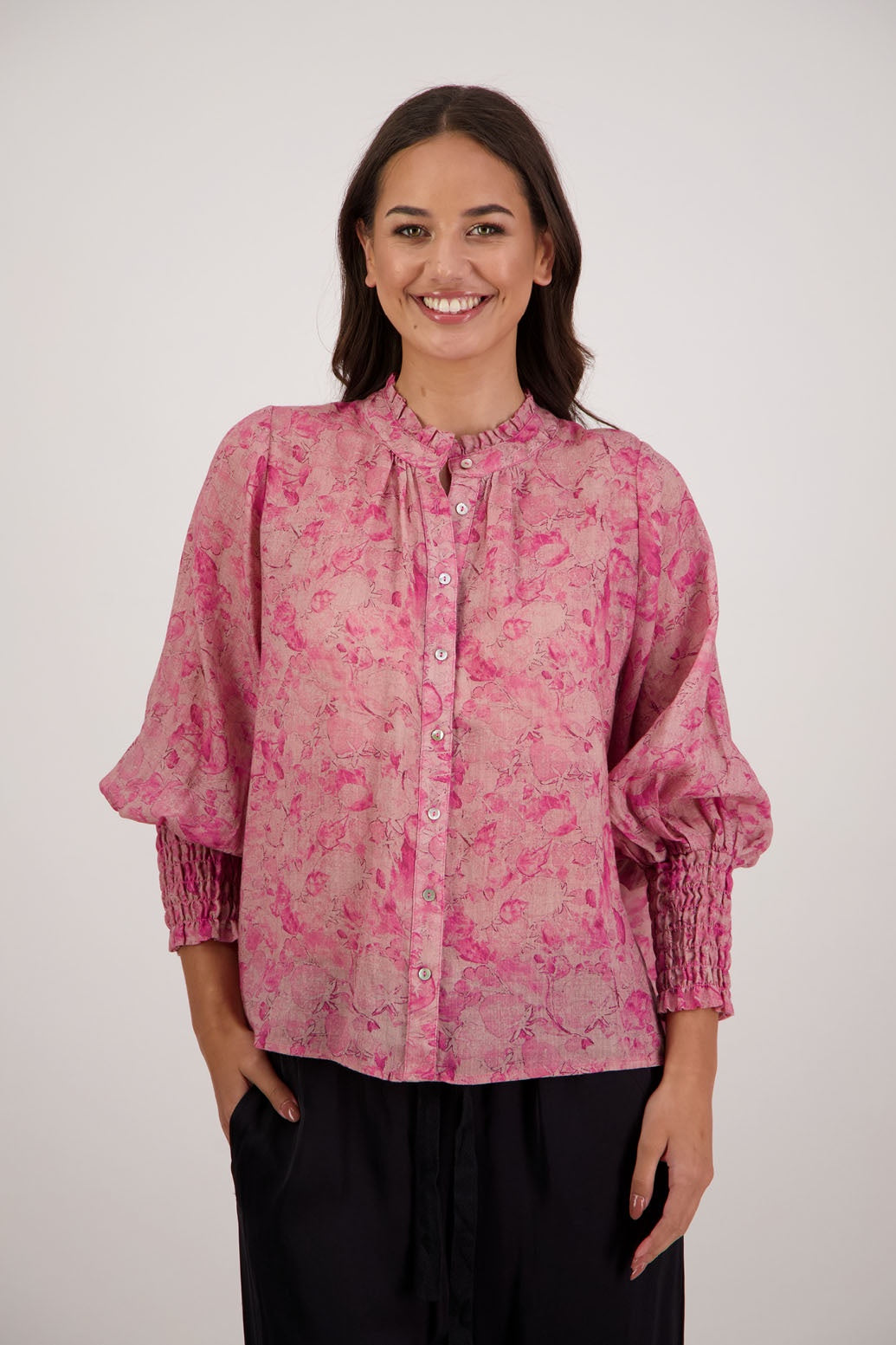 Briarwood Raewyn Top - Pink Floral