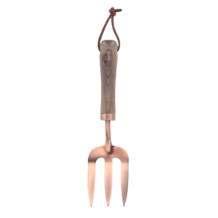 Esschert Design Copper Plated Rake Fork 