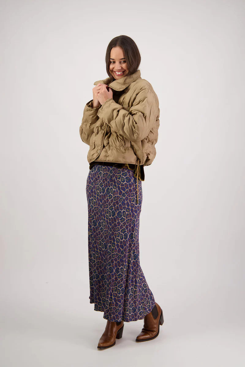 Briarwood Rosa Skirt - Antique Leopard