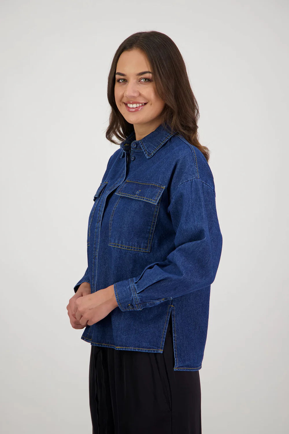 Briarwood Rock Top - Denim