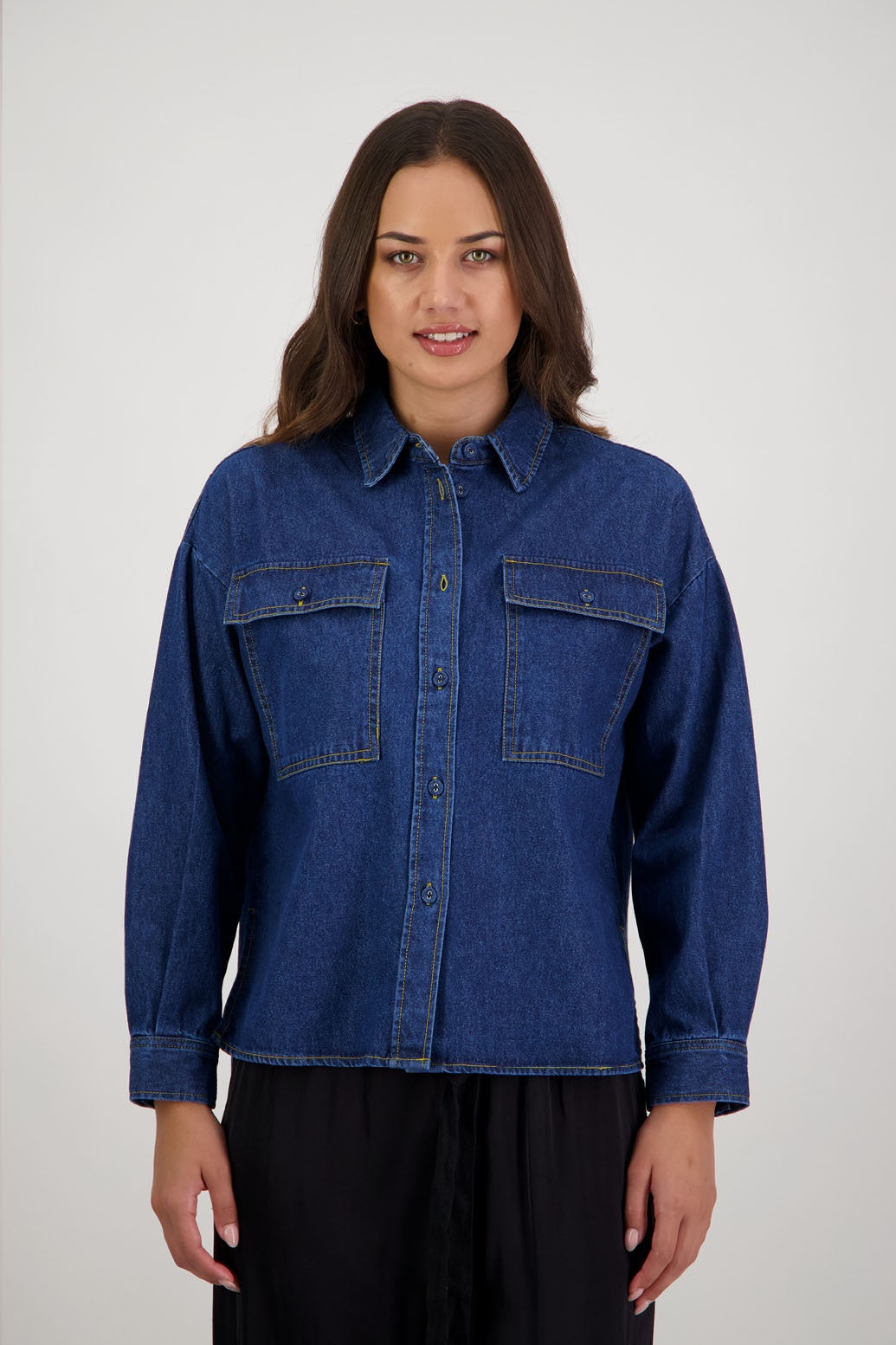 Briarwood Rock Top - Denim