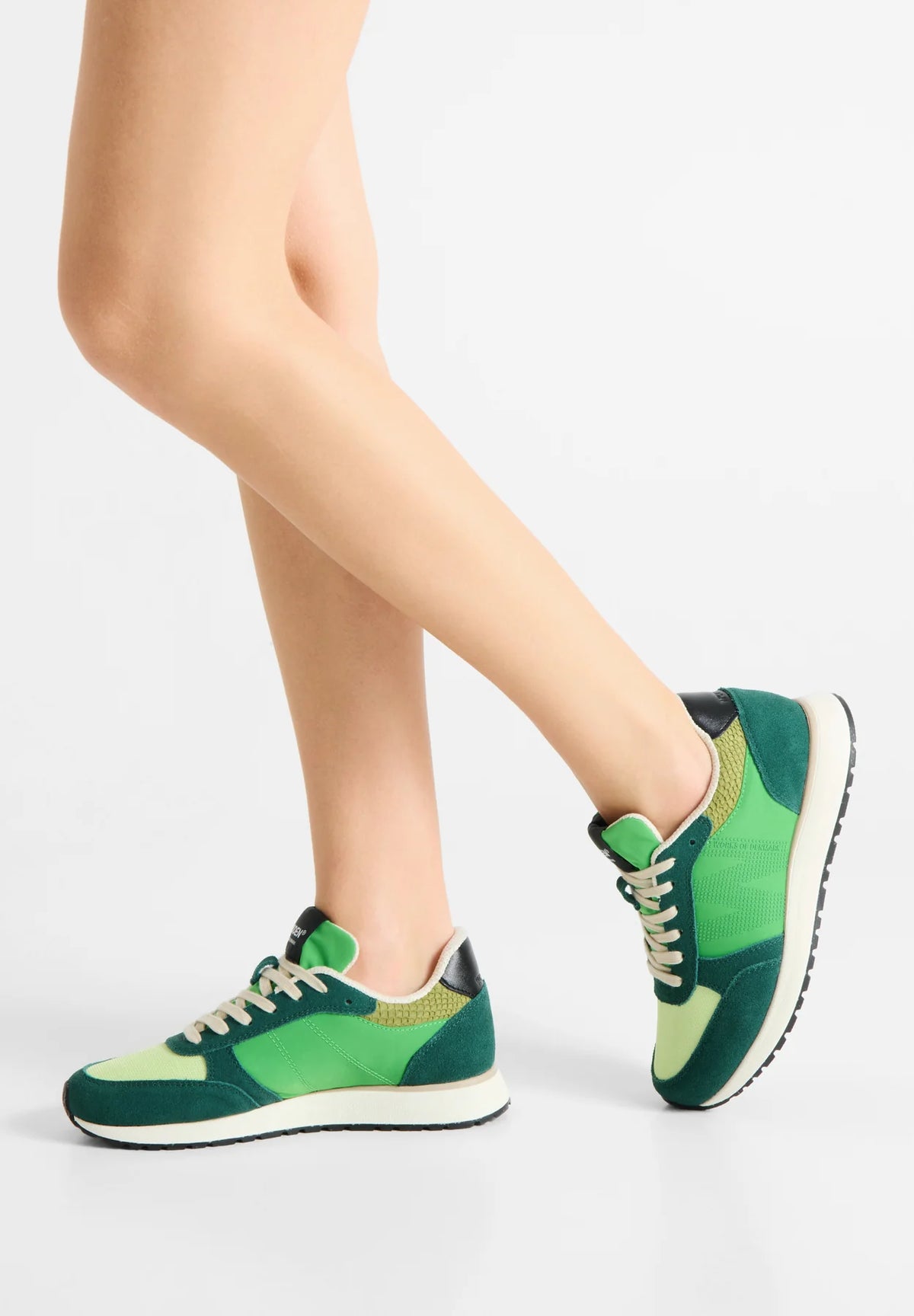 Woden Ronja Sneaker - Apple Green Multi