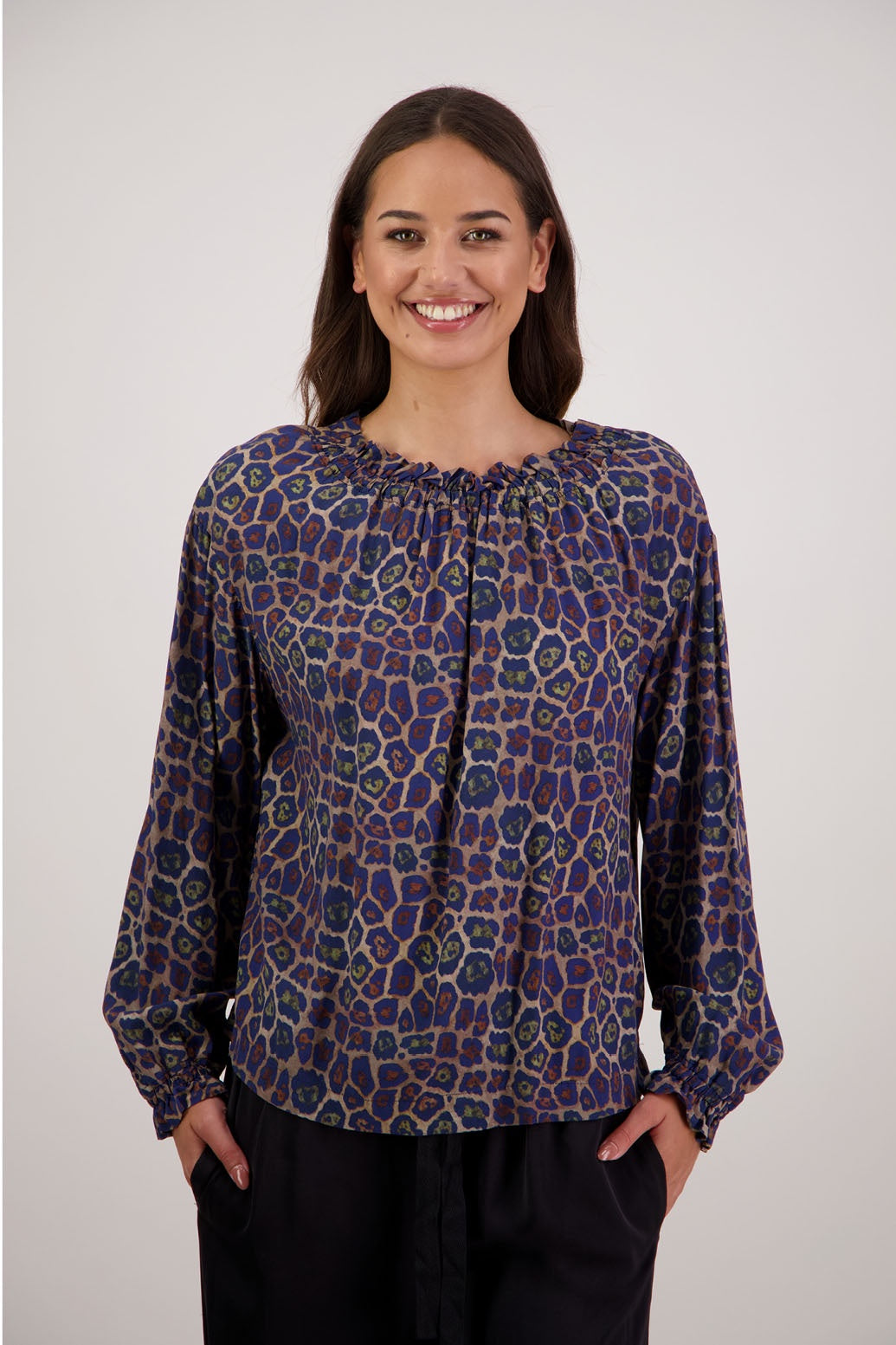 Briarwood Rumer Top - Antique Leopard