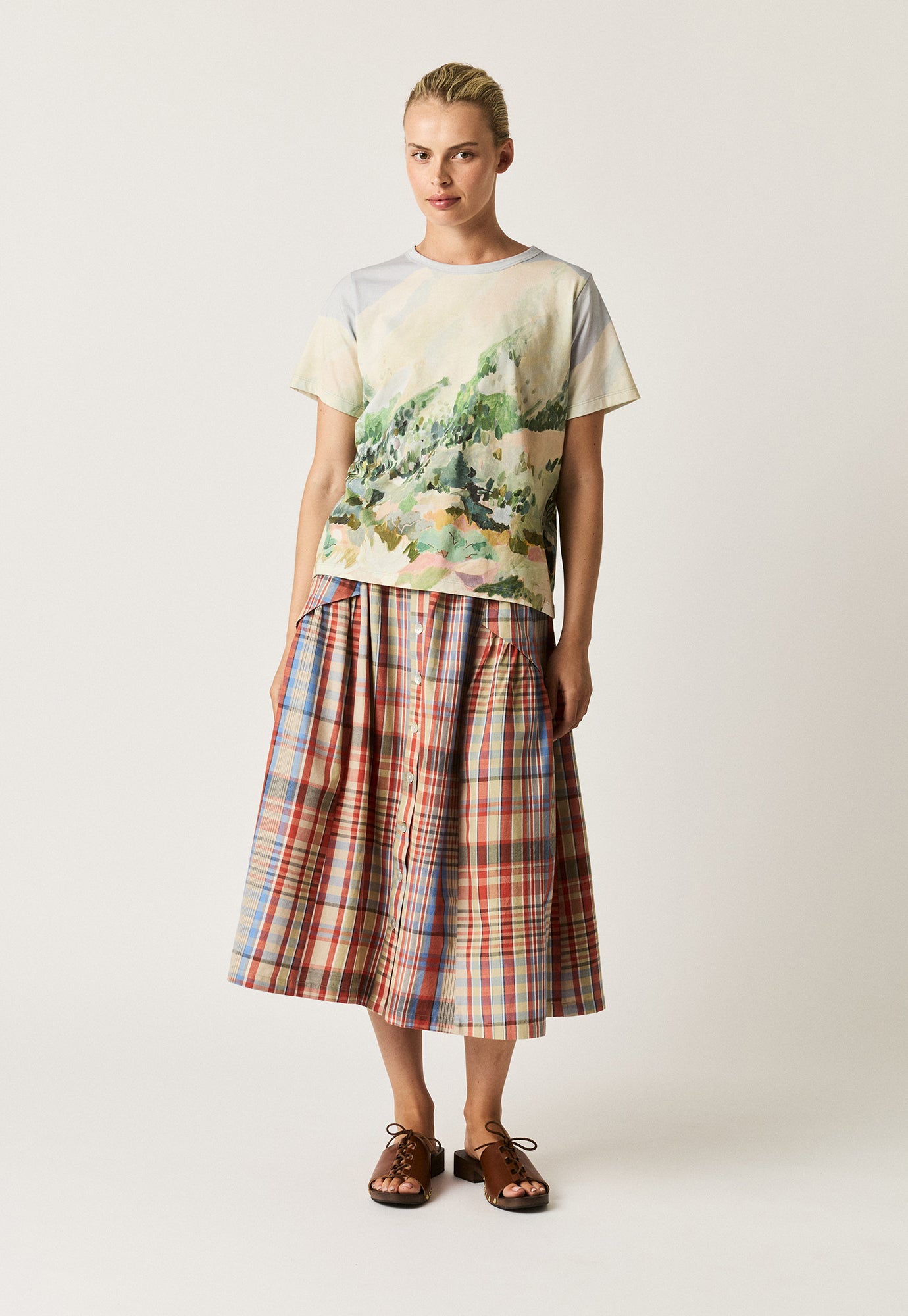Nancybird Acacia Skirt - Coast Check
