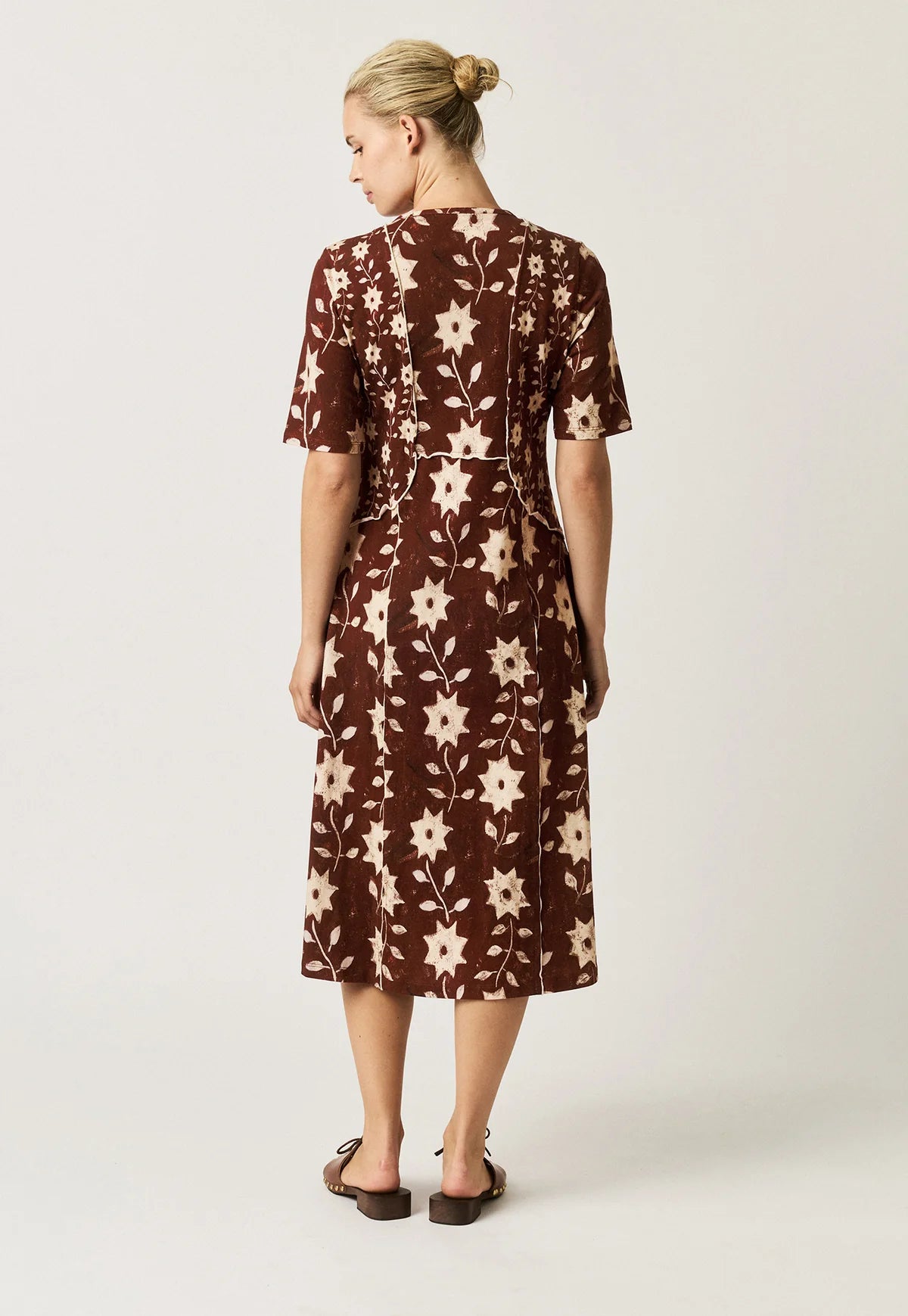 Nancybird Paloma Dress - Ochre Flower
