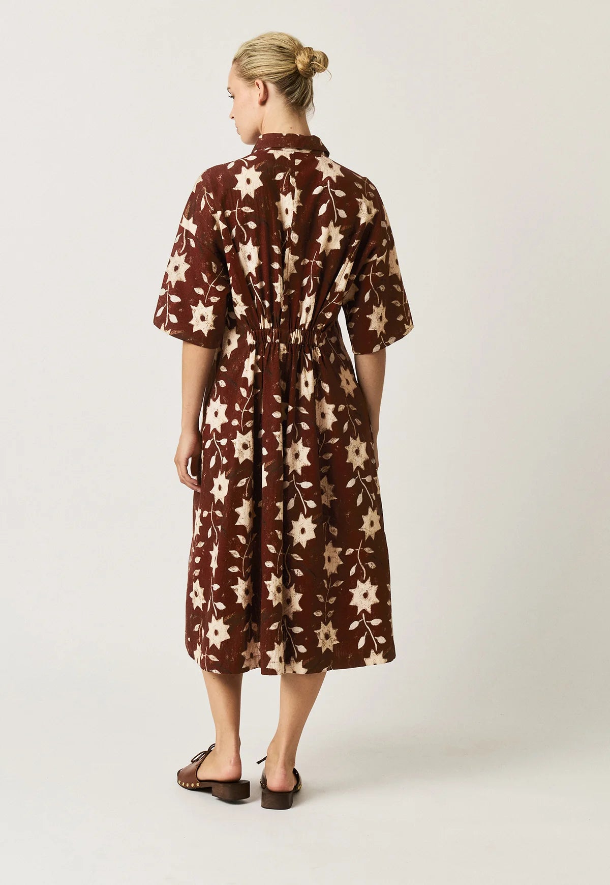 Nancybird Paloma Dress - Ochre Flower