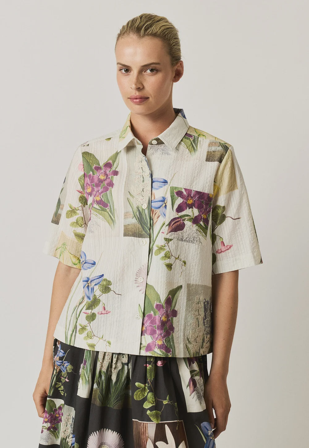 Nancybird Summer Shirt - Archive Floral