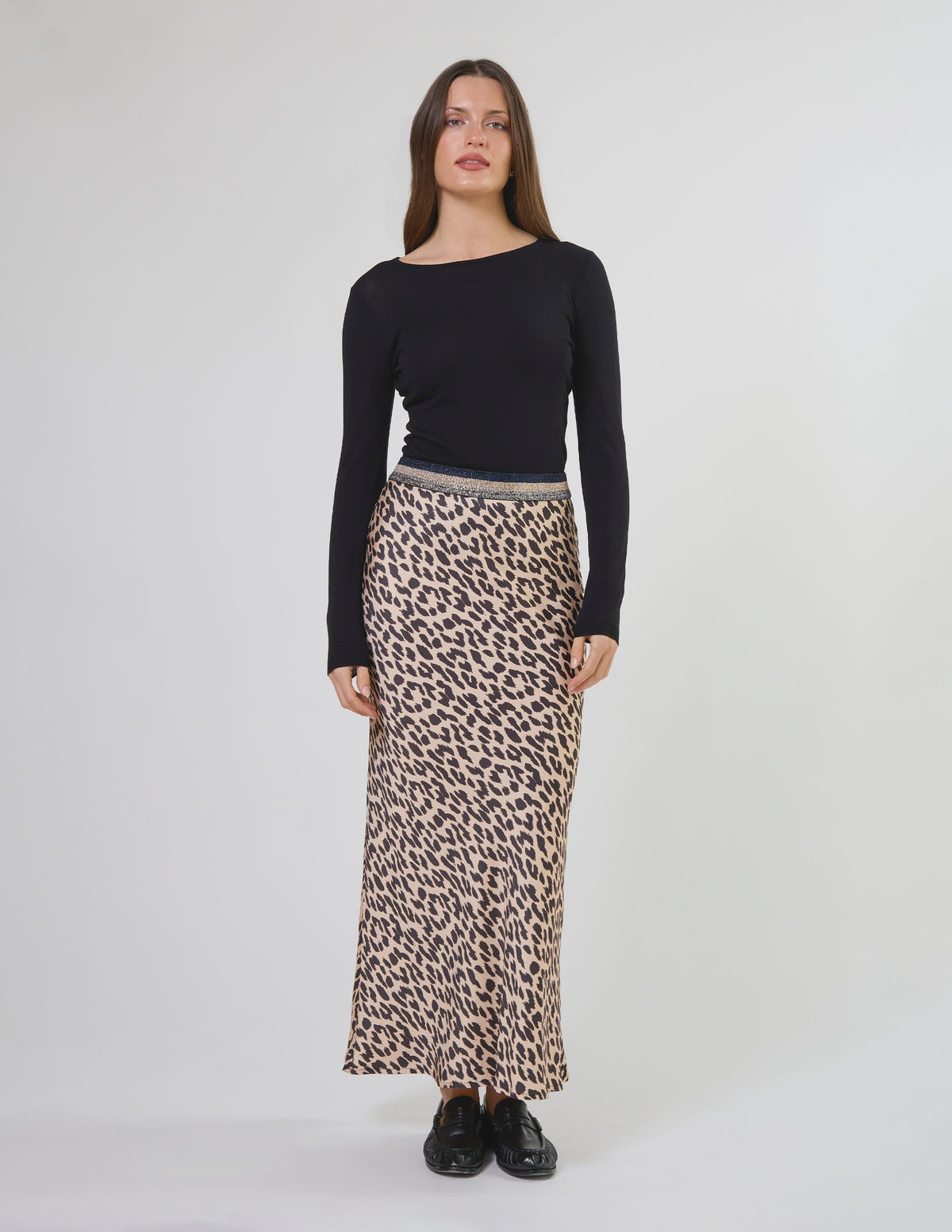 Stella &amp; Gemma Bretta Skirt - Snow Leopard