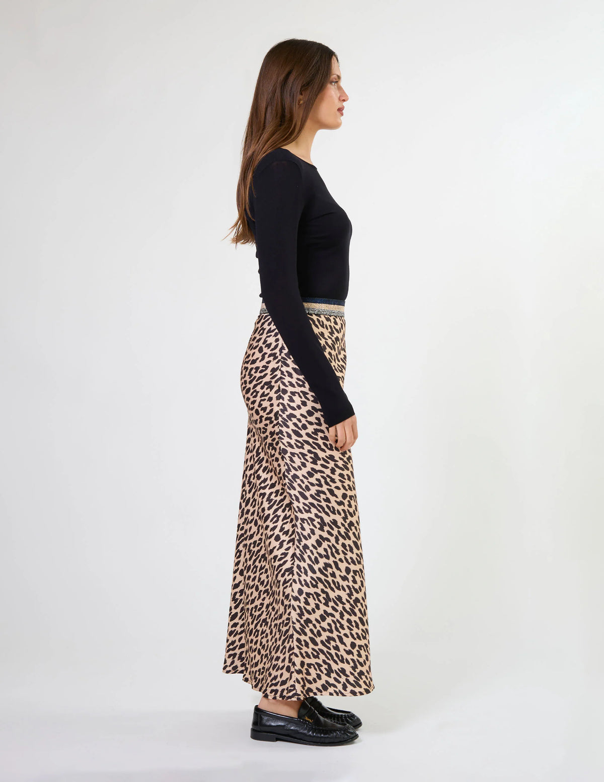 Stella & Gemma Bretta Skirt - Snow Leopard