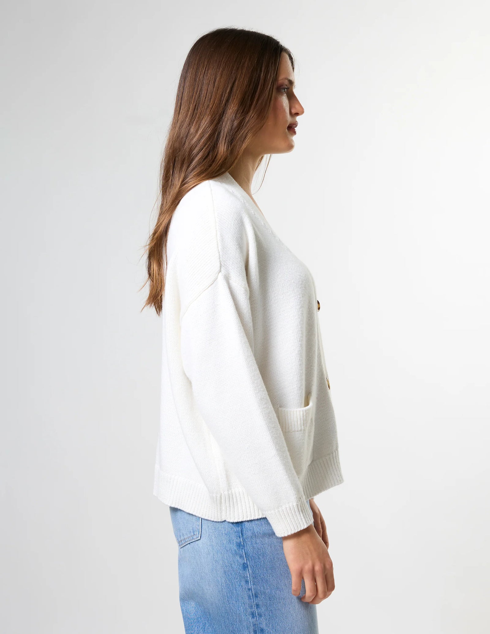Stella and Gemma Bentley Cardigan - Pearl