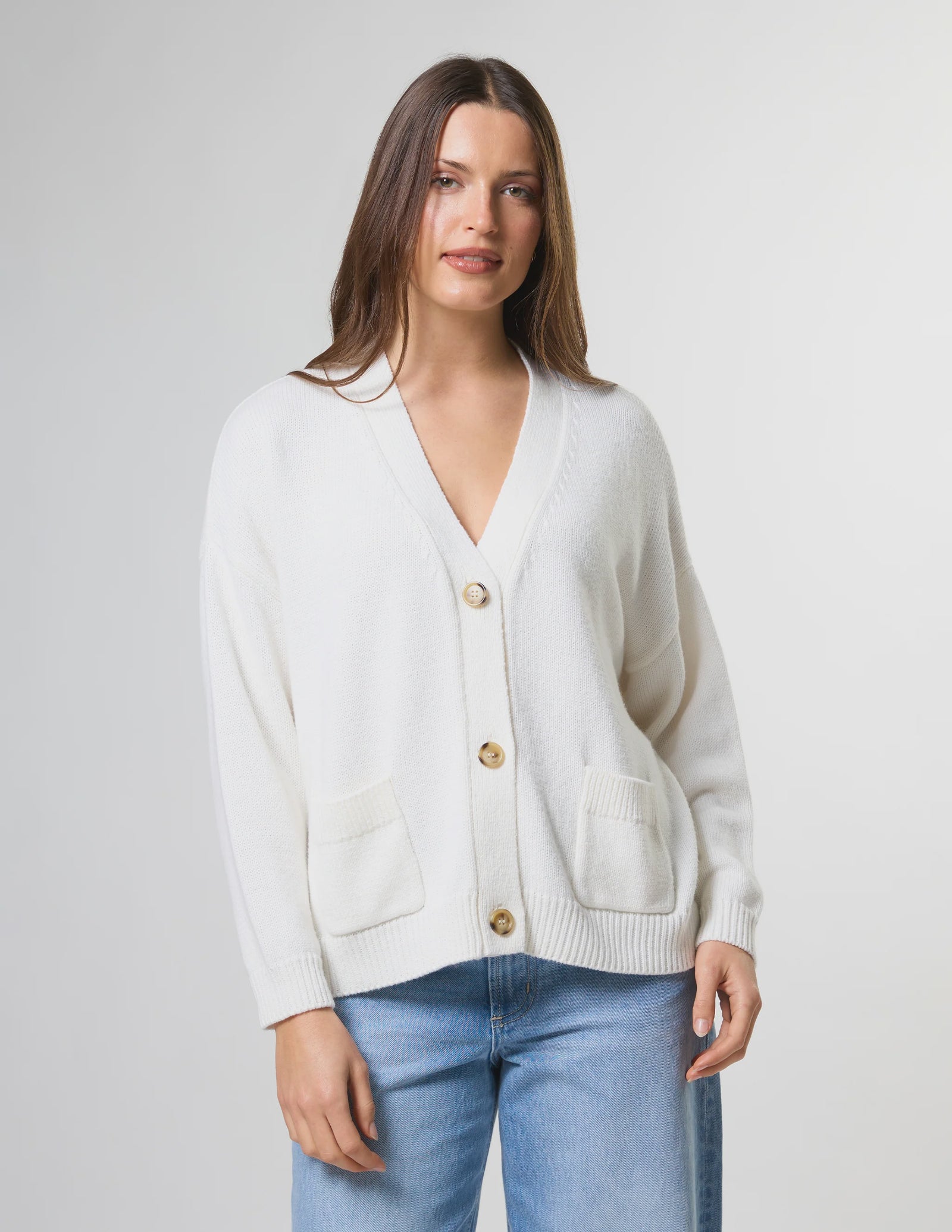 Stella and Gemma Bentley Cardigan - Pearl
