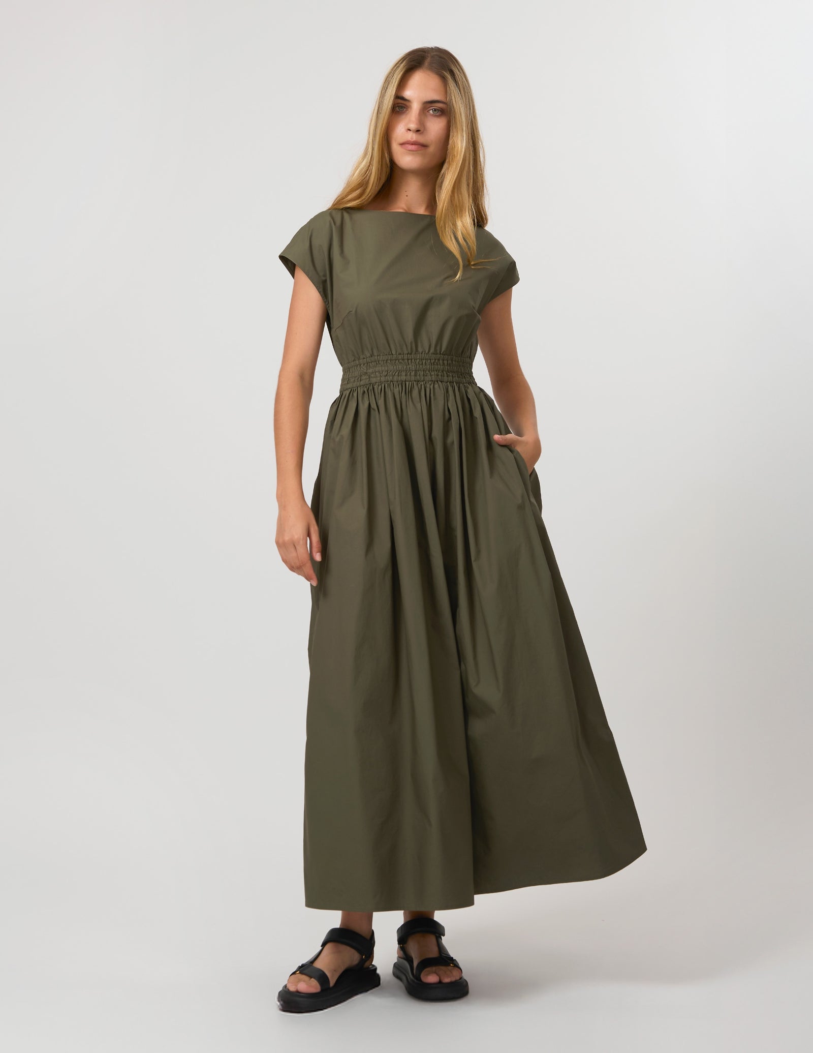 Stella & Gemma Dion Dress - Khaki