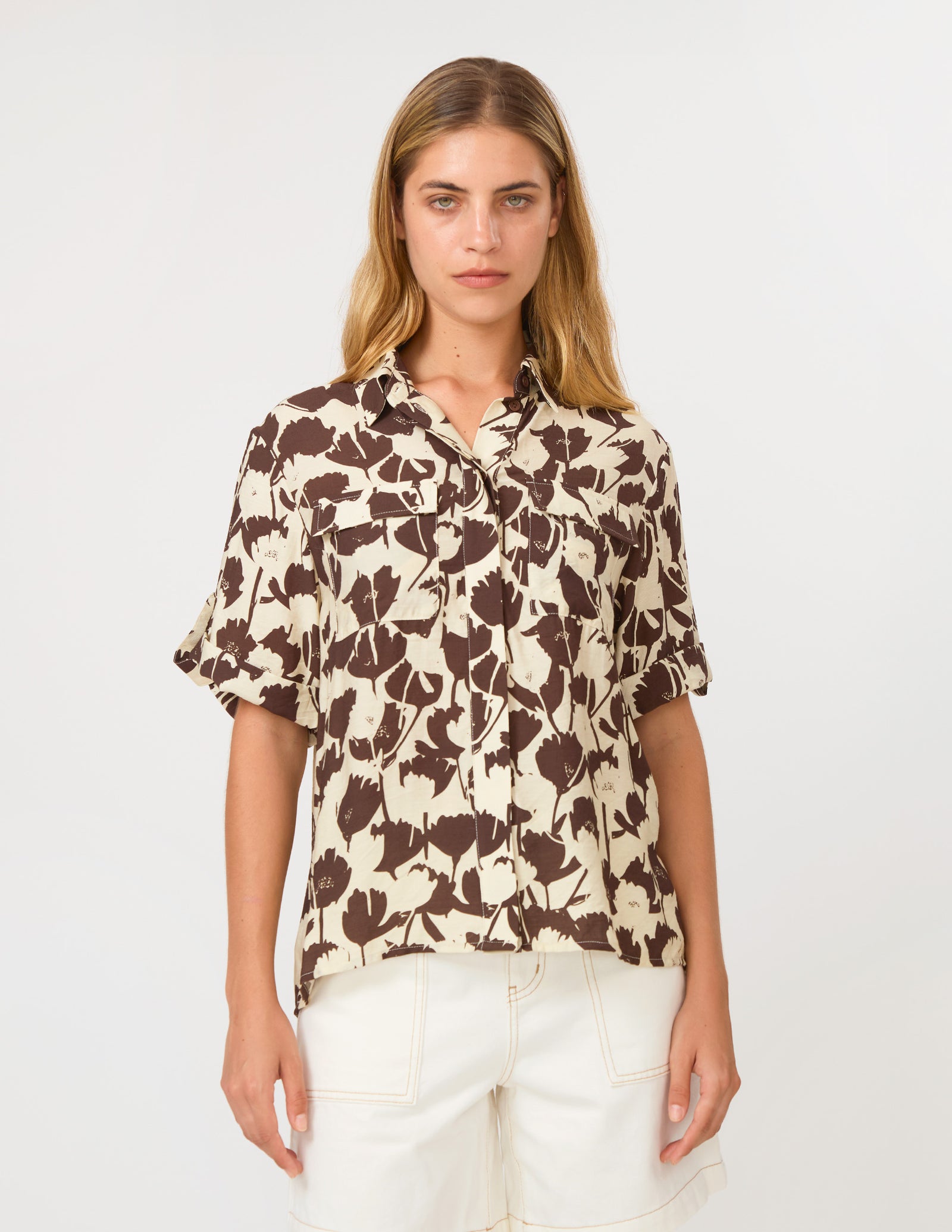 Stella & Gemma Utah Shirt - Chocolate Bouquet