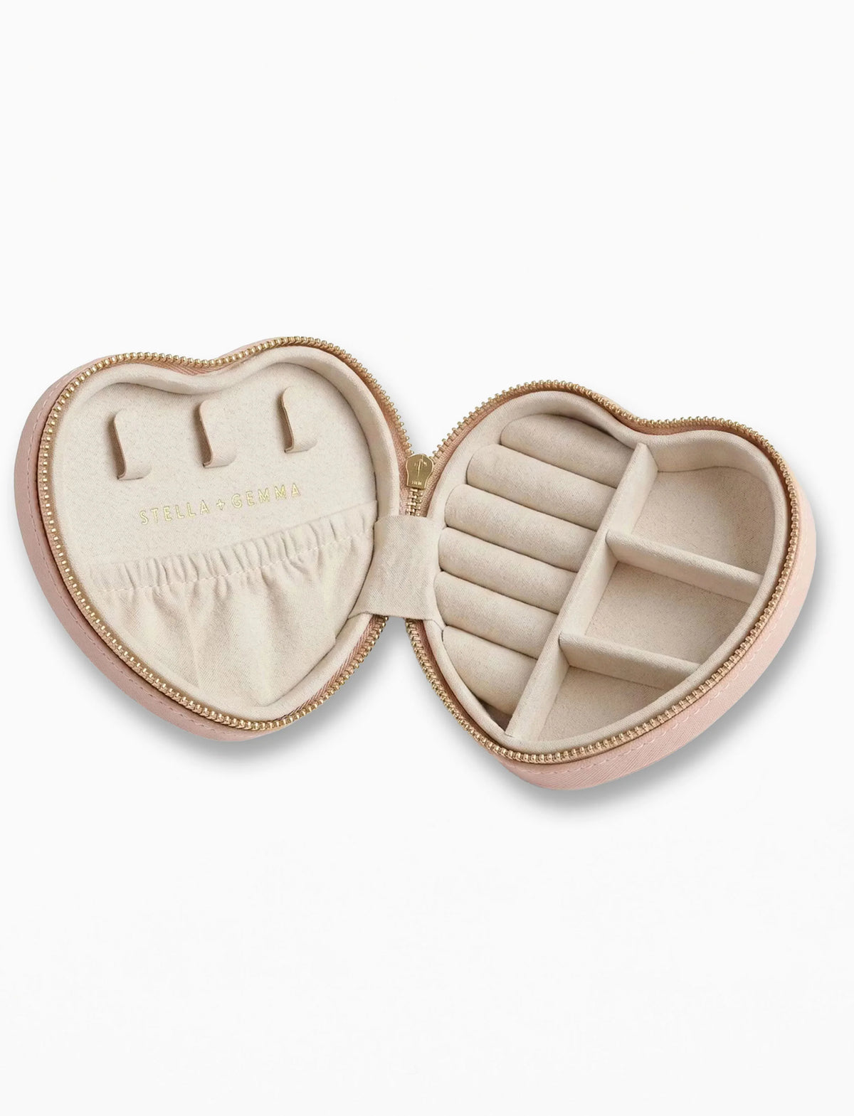 Stella & Gemma Jewellery Box - Heart Blush