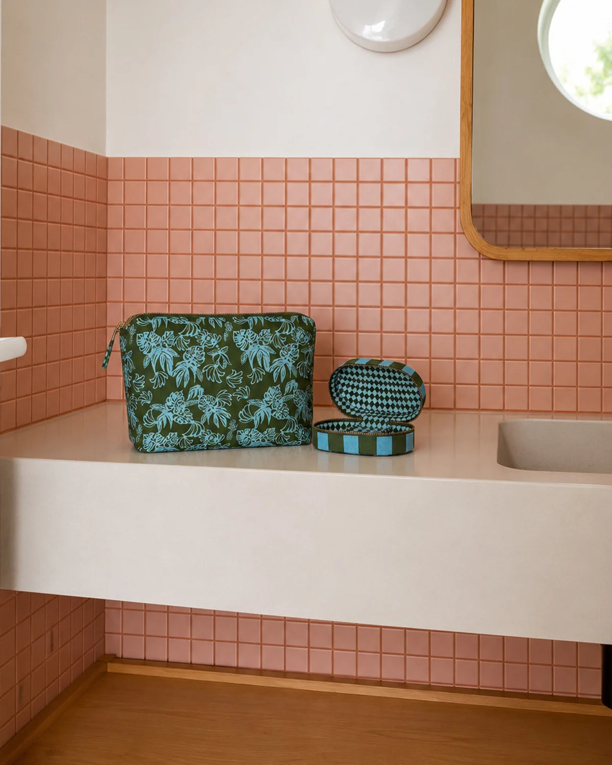 Loco Living Jewellery Box - Green Stripe