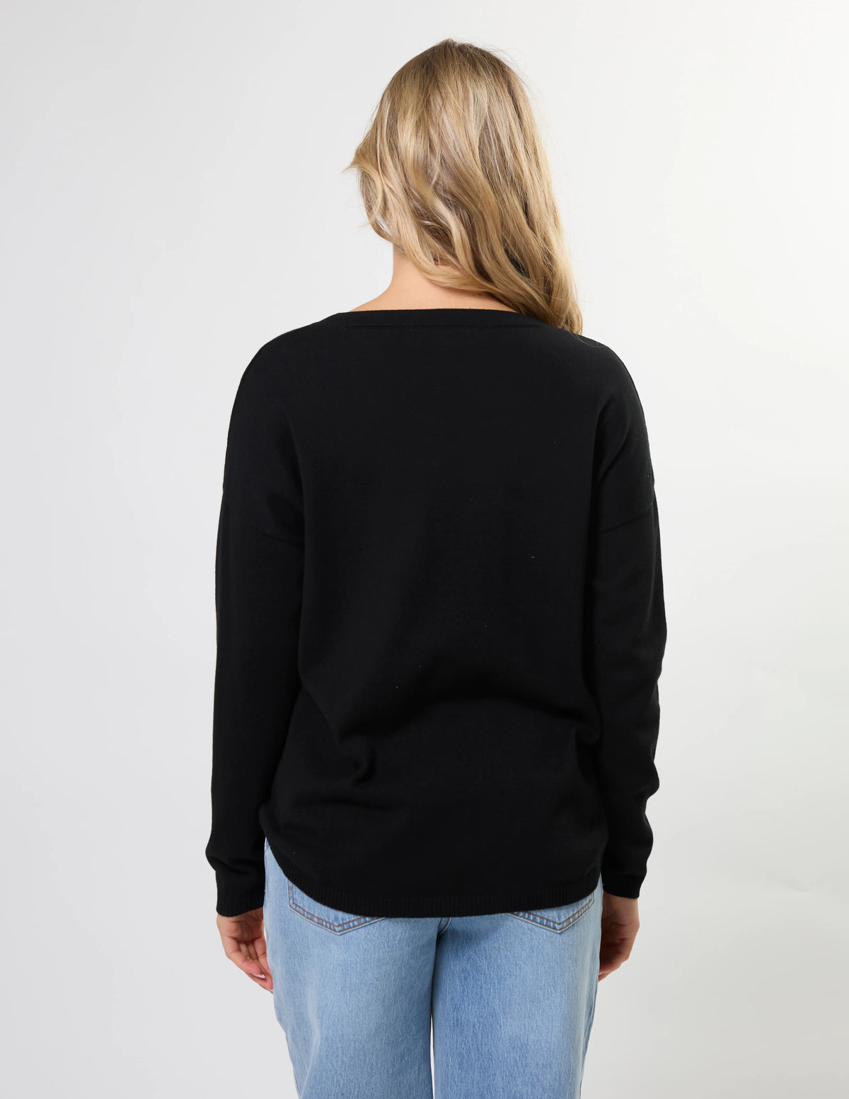 Stella and Gemma Street Pocket Jumper - Black